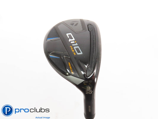 Nice! TaylorMade Qi10 MAX Rescue 20* 3 Hybrid - Fuji Pro 2.0 6-R2 Senior 430307