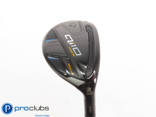 Nice! TaylorMade Qi10 MAX Rescue 20* 3 Hybrid - Fuji Pro 2.0 7-R Regular 430311