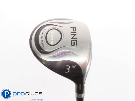 Ladies PING Rhapsody 18* 3 Wood - PING ULT129 Ultra Light Ladies Flex - 430068