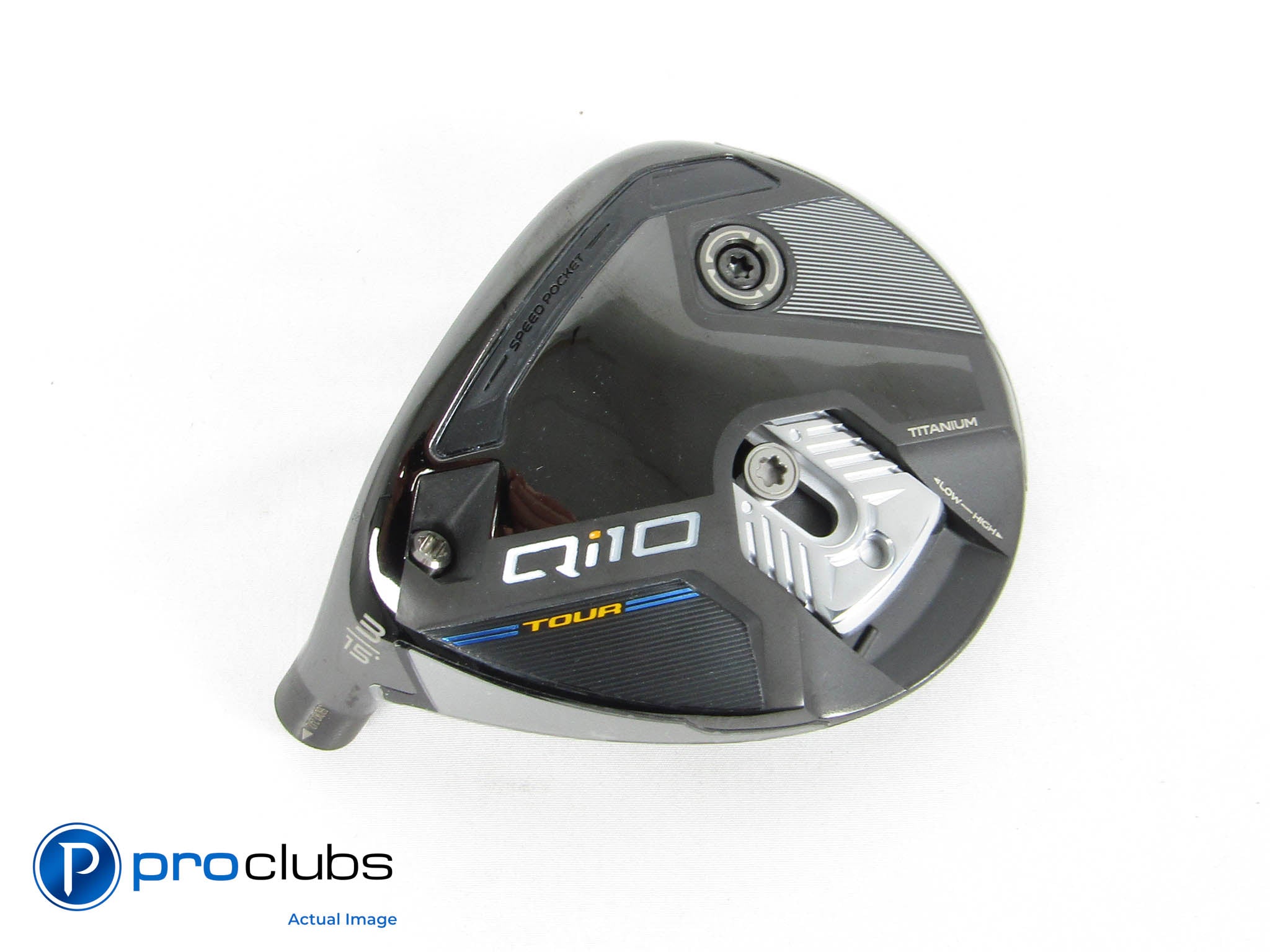 Nice! Left-Handed TaylorMade Qi10 Tour 15* 3 Wood - Head Only - 430639
