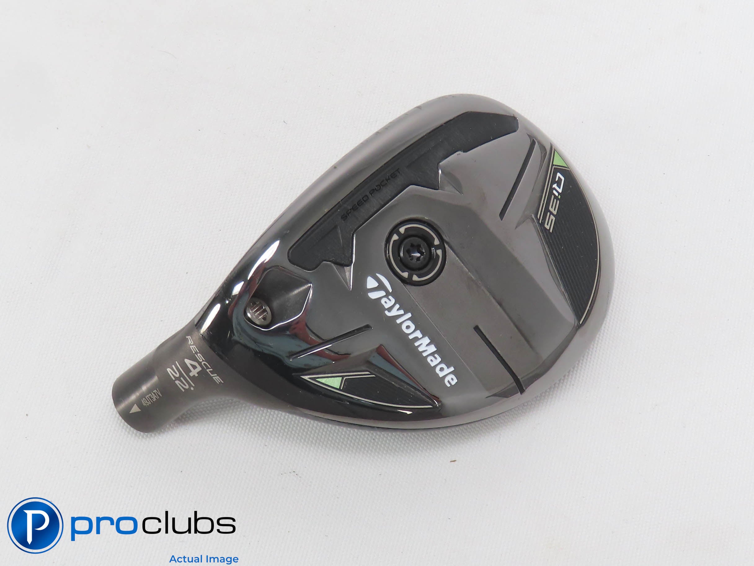Excellent! Left Handed TaylorMade Qi35 22* 4 Hybrid - Head Only - 472721