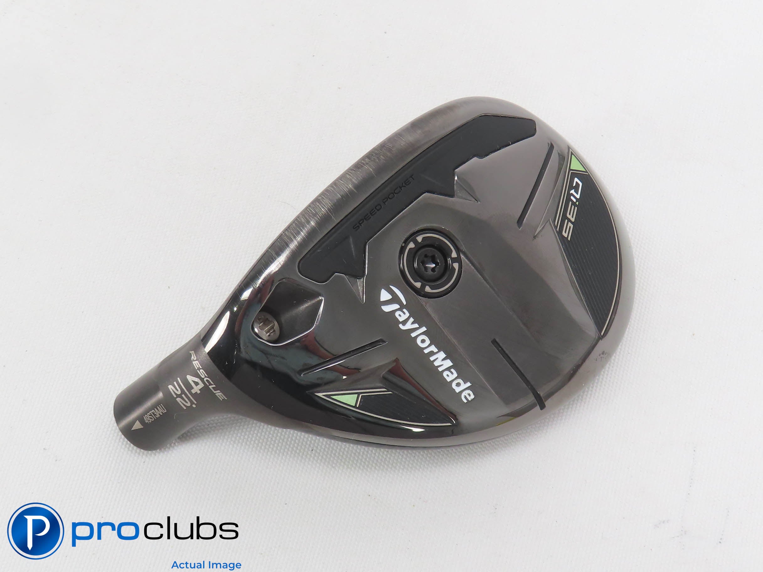 Excellent! Left Handed TaylorMade Qi35 22* 4 Hybrid - Head Only - 472720