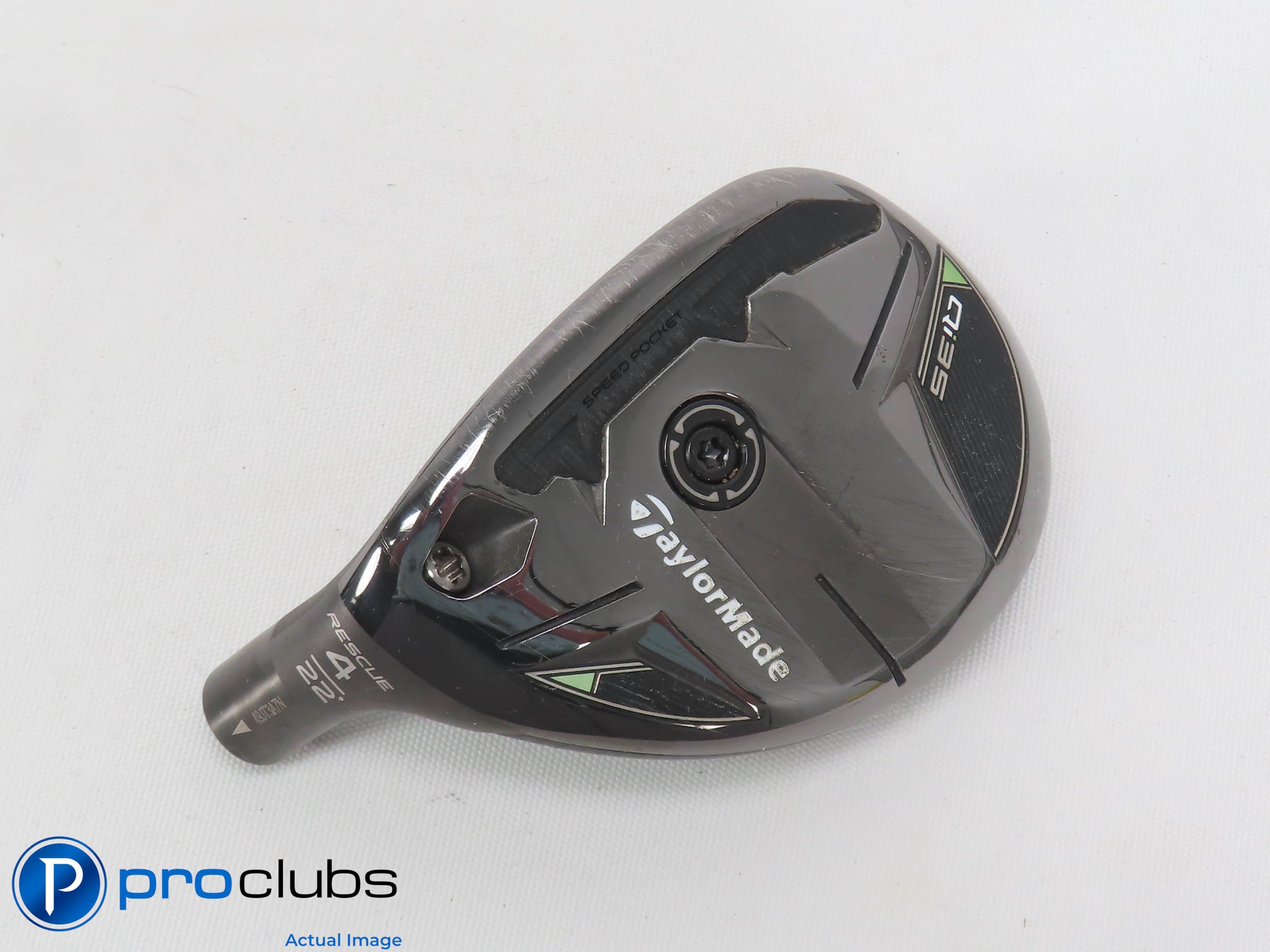 Nice! Left Handed TaylorMade Qi35 22* 4 Hybrid - Head Only - 472714