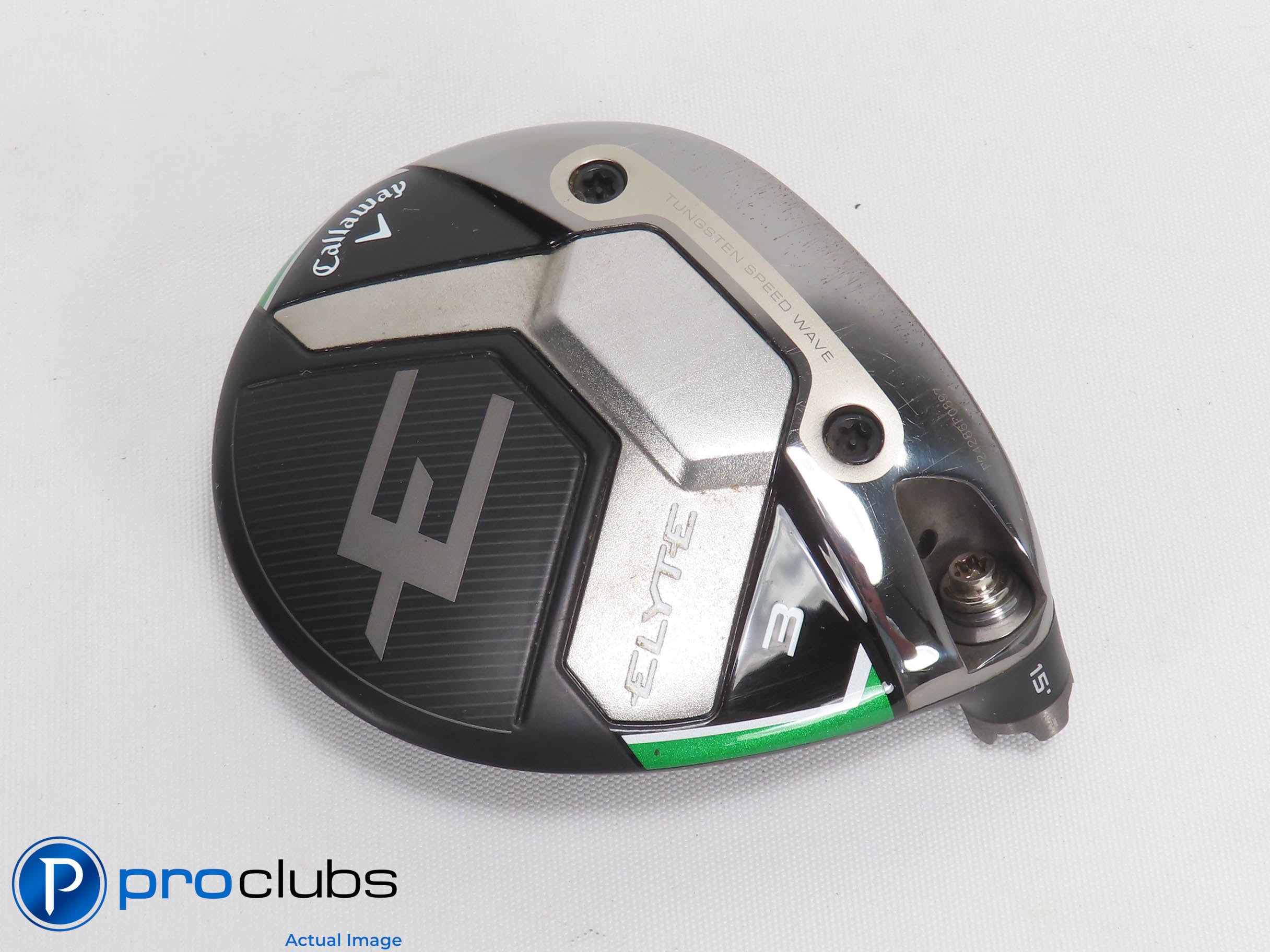 Nice! Callaway ELYTE 15* 3 Wood - Head Only - R/H - 474081