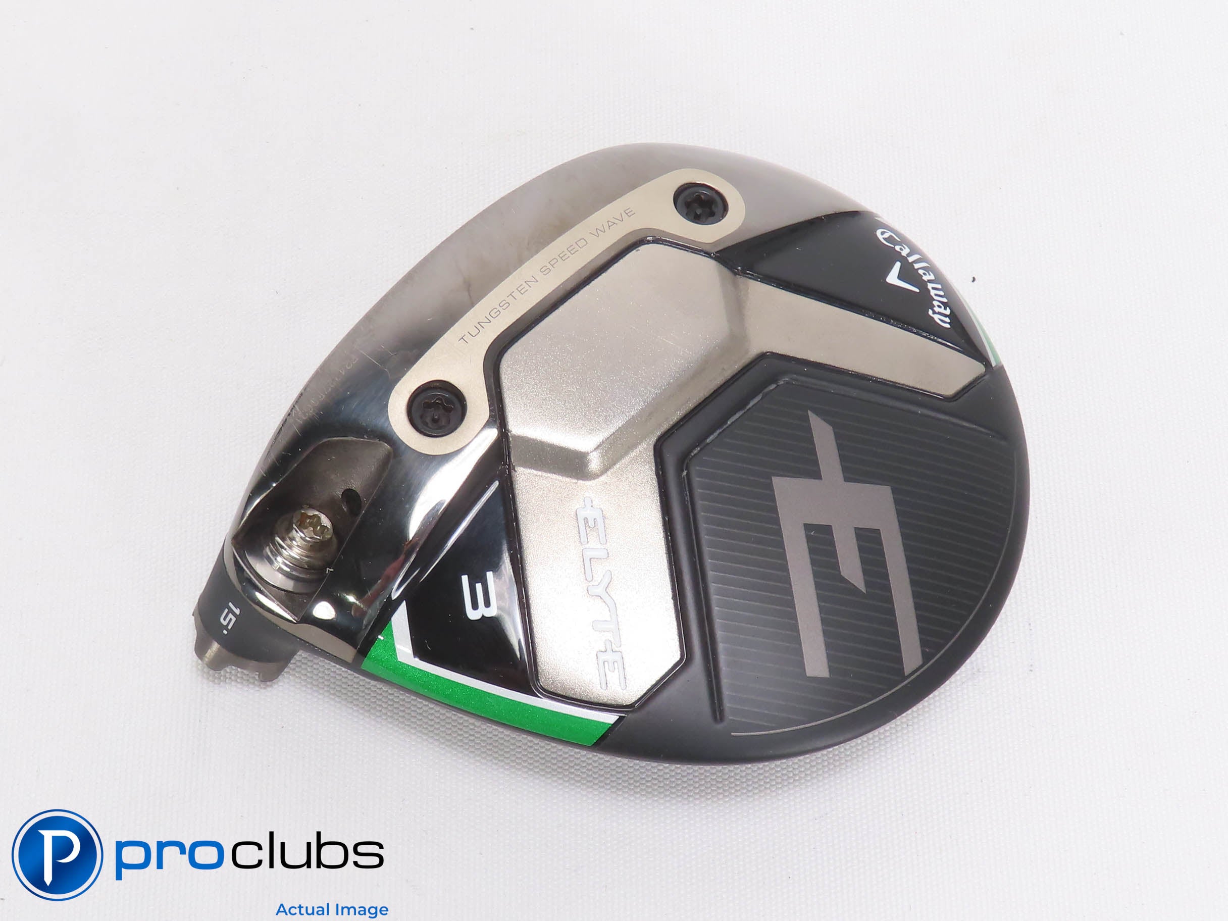 Left Handed Callaway ELYTE 15* 3 Wood - Head Only - L/H - 473952