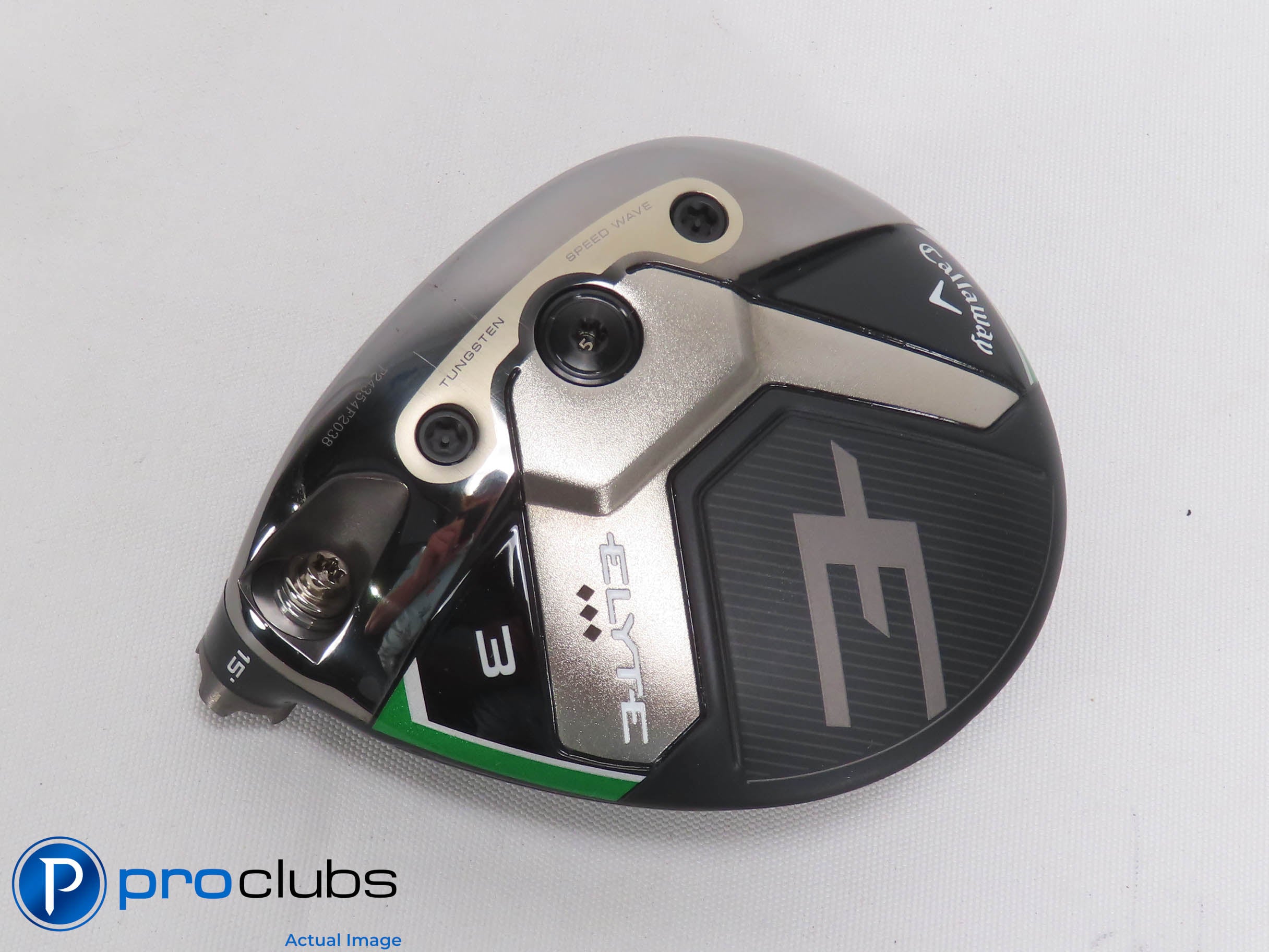 Left Handed Callaway ELYTE Triple Diamond 15* 3 Wood - Head Only - L/H - 472628