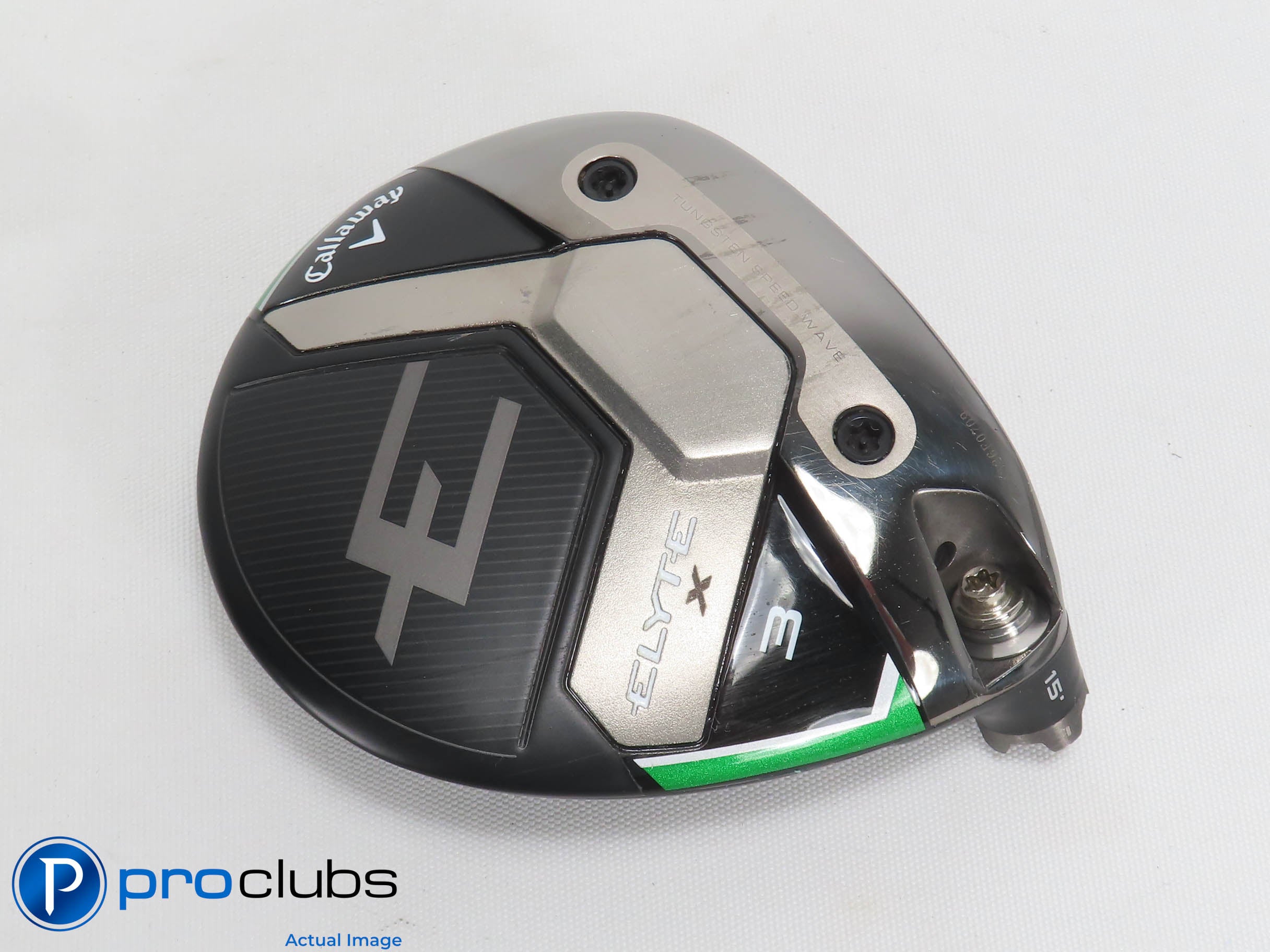 Nice! Callaway ELYTE X 15* 3 Wood - Head Only - R/H - 474077