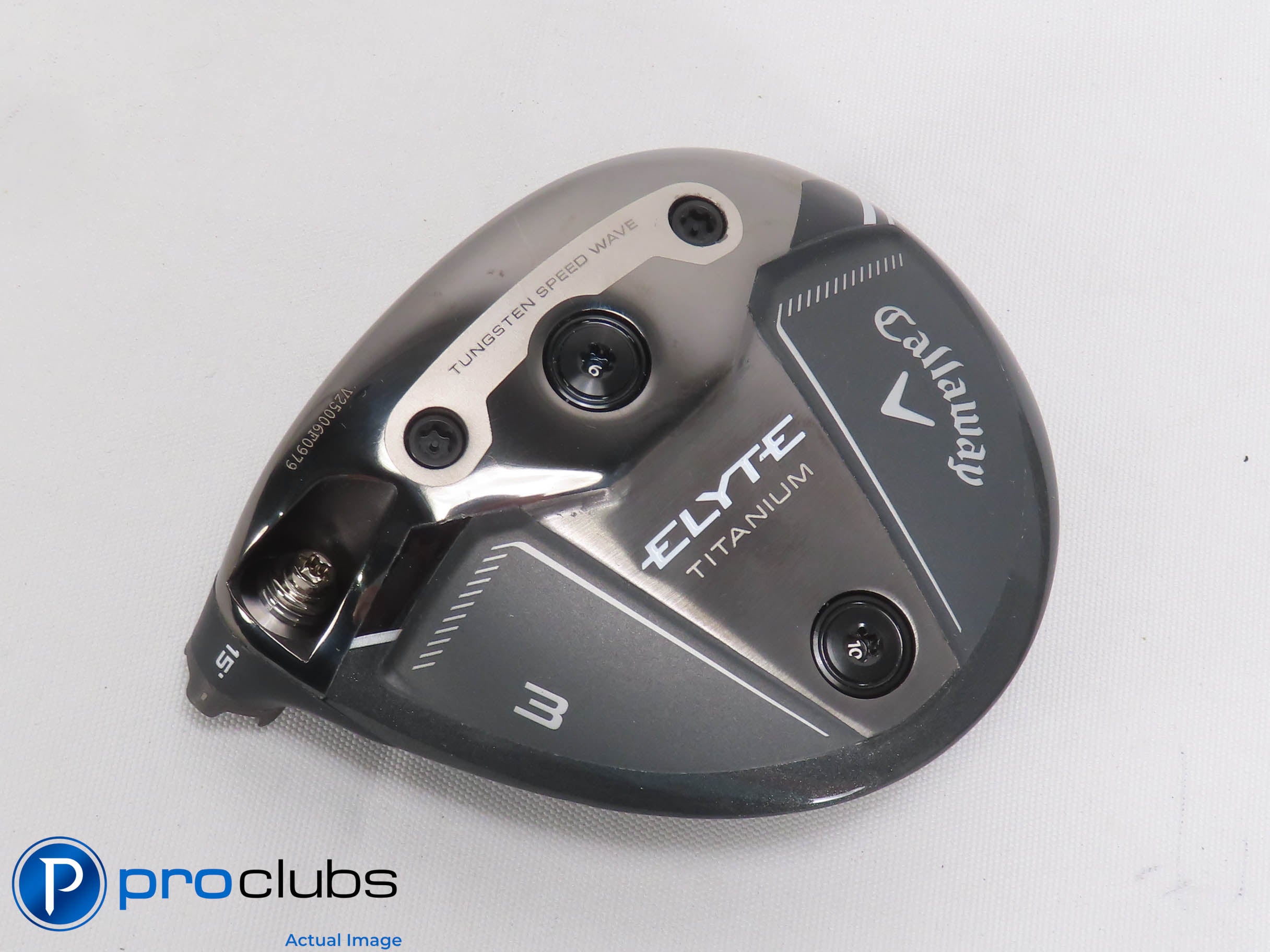 Nice! Left Handed Callaway ELYTE Titanium 15* 3 Wood - Head Only - L/H - 472741