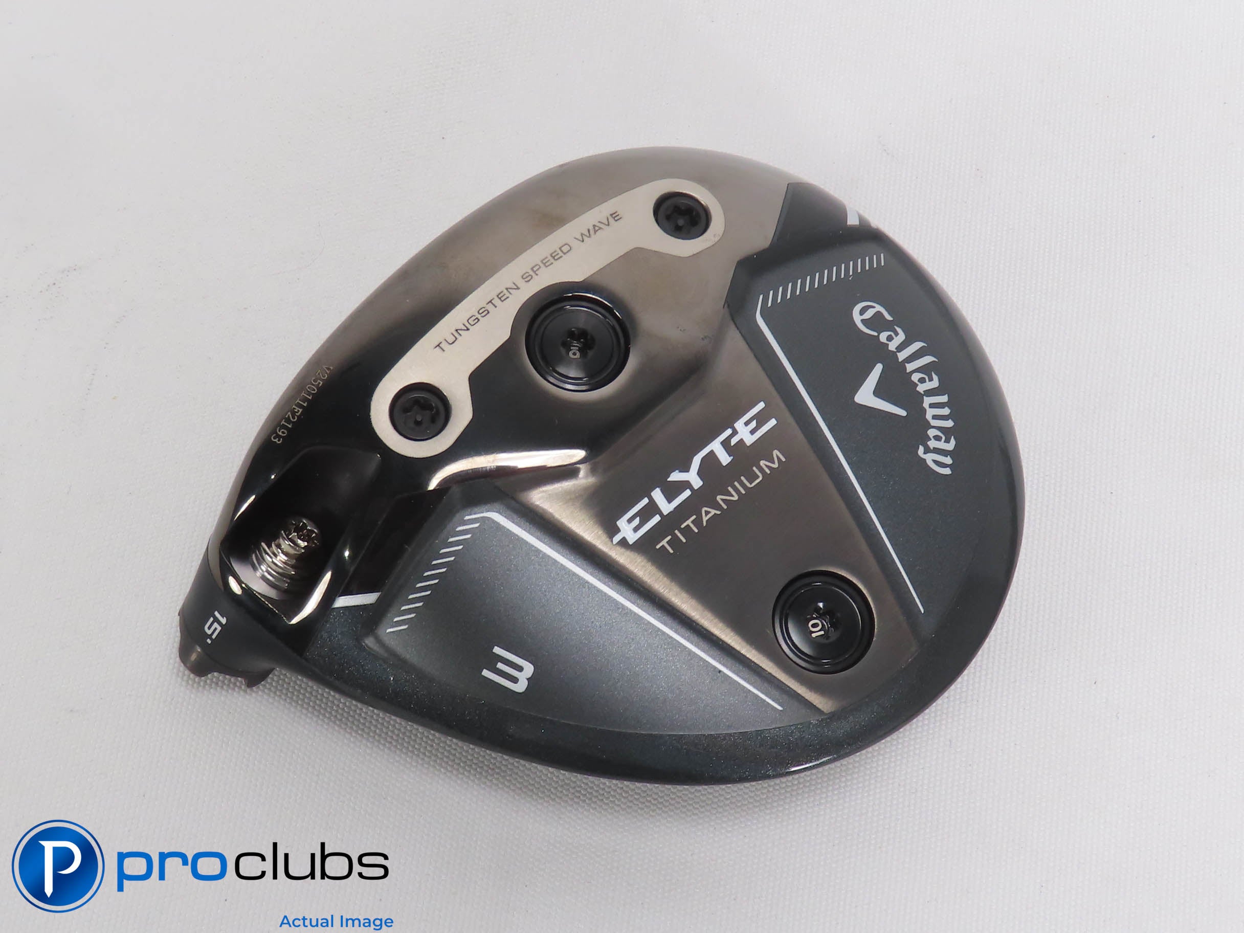 Nice! Left Handed Callaway ELYTE Titanium 15* 3 Wood - Head Only - L/H - 472739