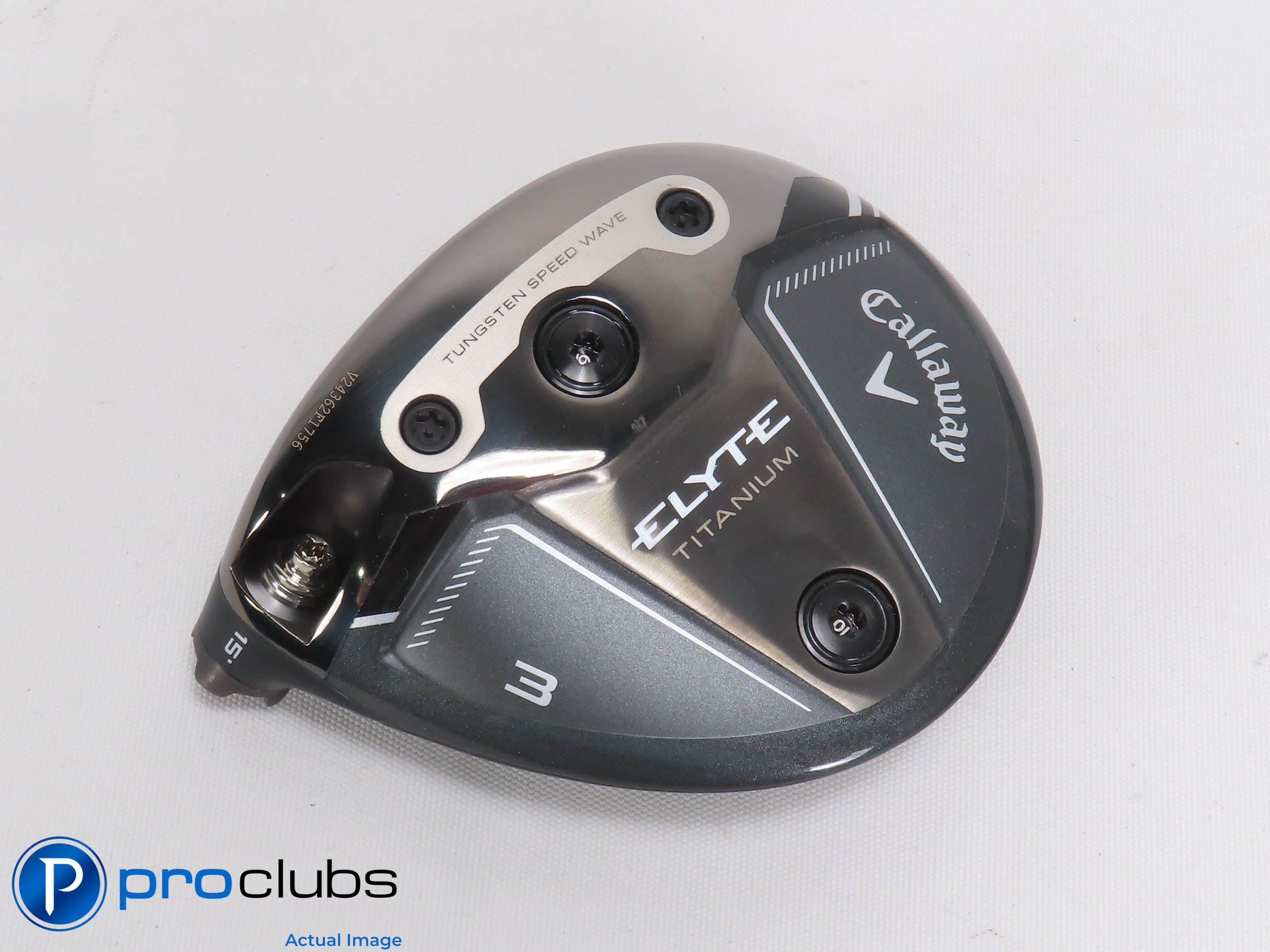 Nice! Left Handed Callaway ELYTE Titanium 15* 3 Wood - Head Only - L/H - 472744