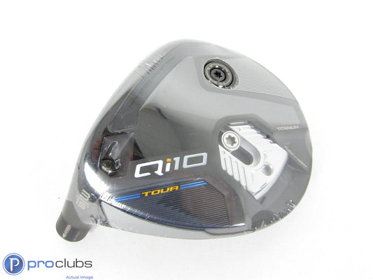 New Left Handed! TaylorMade Qi10 Tour 15* 3 Wood - Head Only - 432123