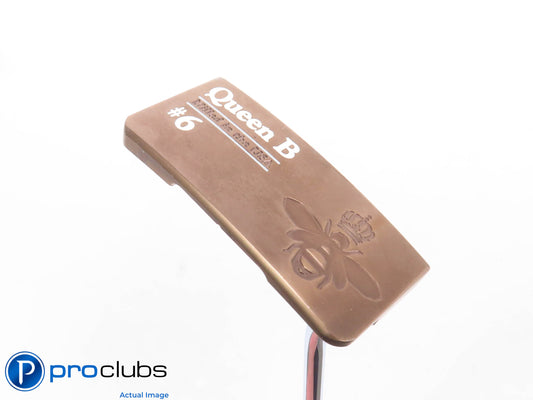 Nice Bettinardi QUEEN B #6 Bronze Single Bend 34" PUTTER -Made In The USA 432300