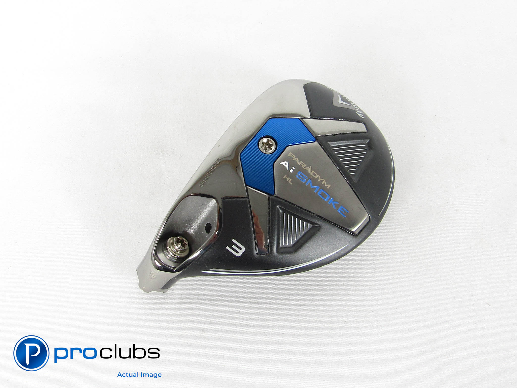 Mint! Left-Handed Callaway Paradym Ai Smoke HL 18* 3 Hybrid - Head Only - 432090