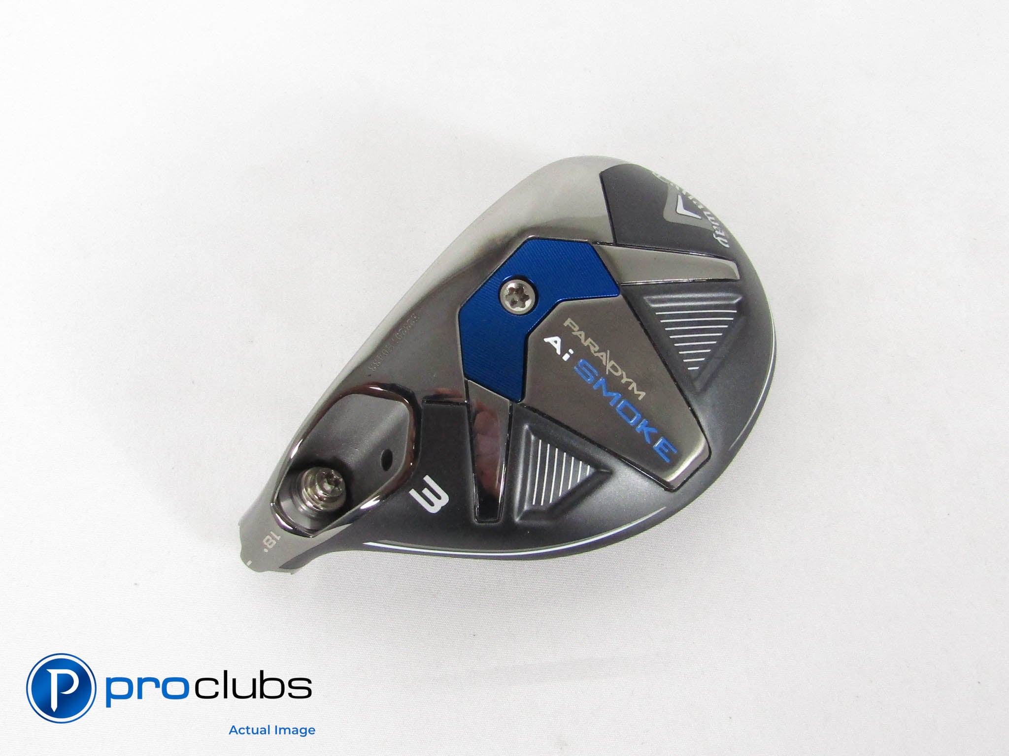 Mint! Left-Handed Callaway Paradym Ai Smoke 18* 3 Hybrid - Head Only - 432089