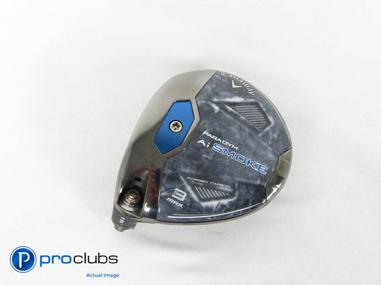 Excellent! Left Handed Callaway PARADYM Ai Smoke MAX 15* 3 Wood - Head - 430868