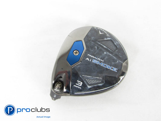 Excellent! Left Handed Callaway PARADYM Ai Smoke MAX 15* 3 Wood - Head - 431356