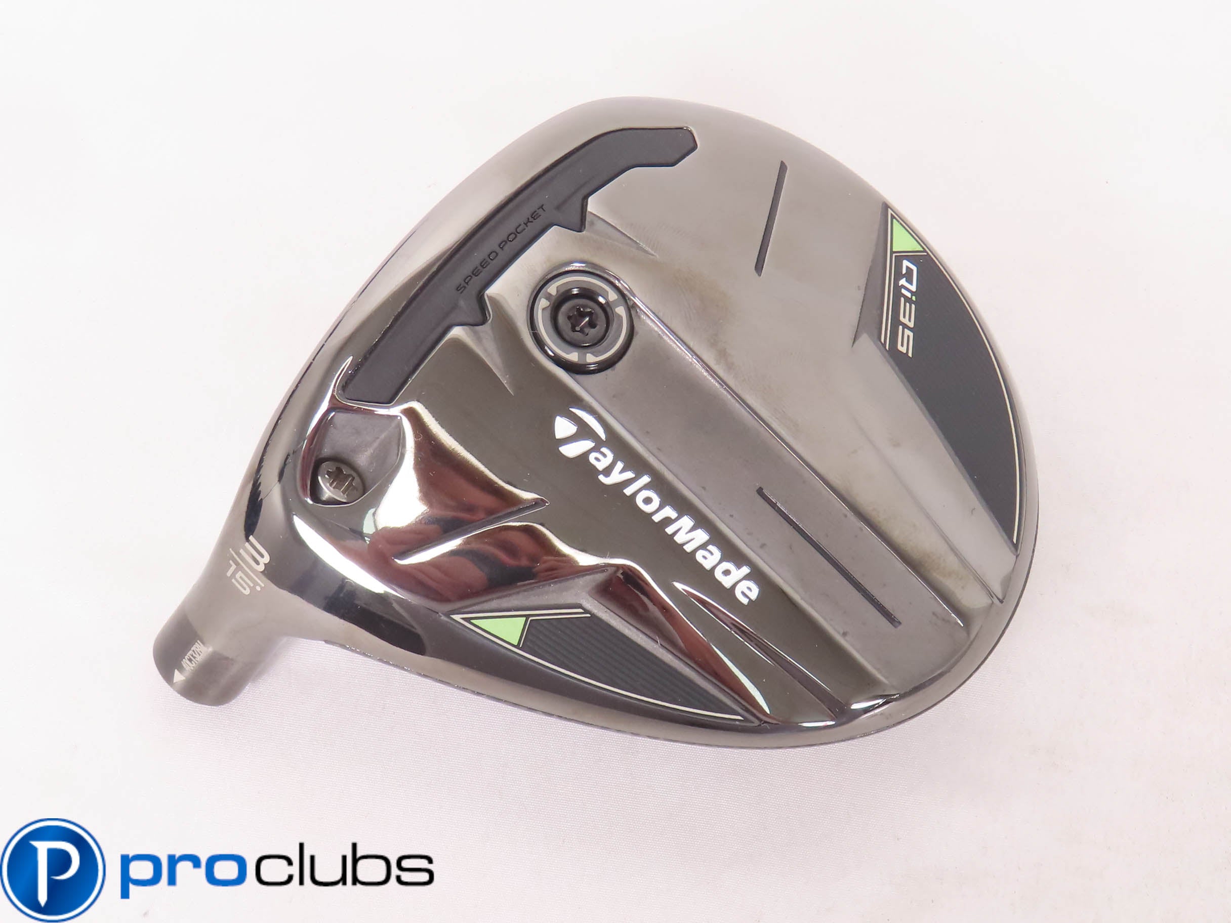 Left Handed TaylorMade Qi35 15* 3 Wood - Head Only - 472598
