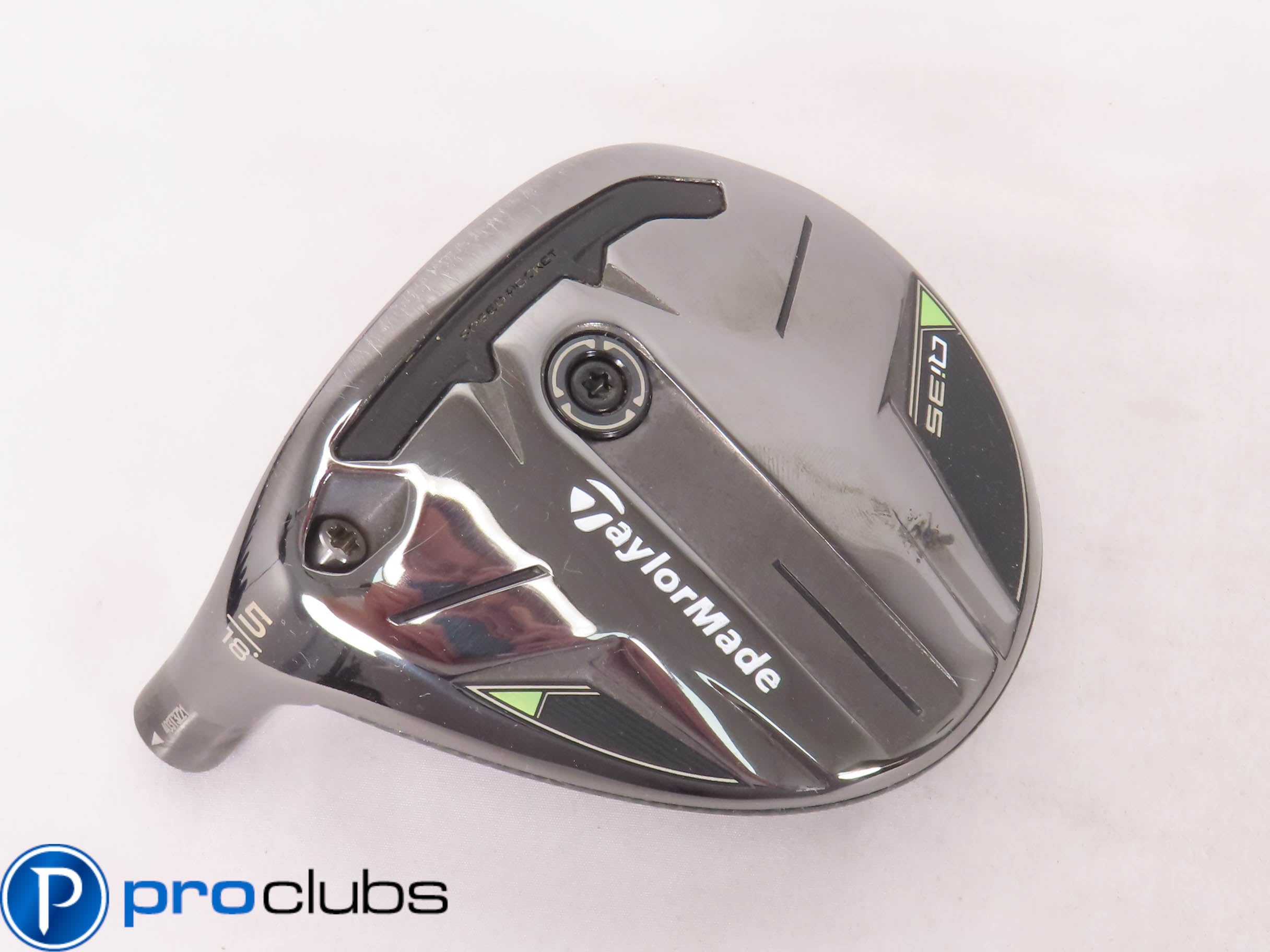 Nice! Left Handed TaylorMade Qi35 18* 5 Wood - Head Only - 473671