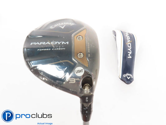 New! Callaway PARADYM HL 16.5* 3 Wood w/HC - Aldila Ascent Blue 40 Senior 432372