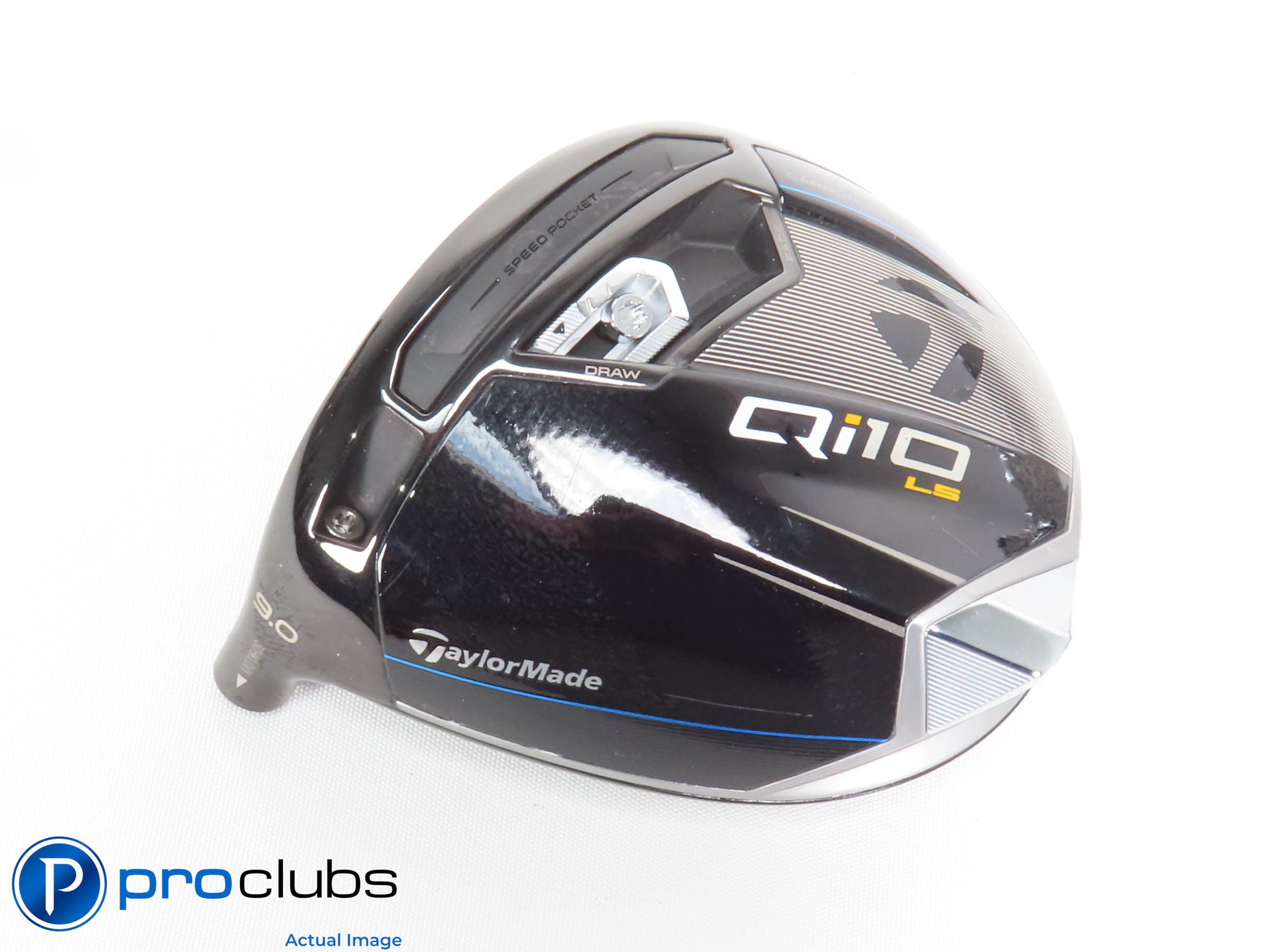 Nice! Left Handed TaylorMade Qi10 LS 9* Driver - Head Only - 427505