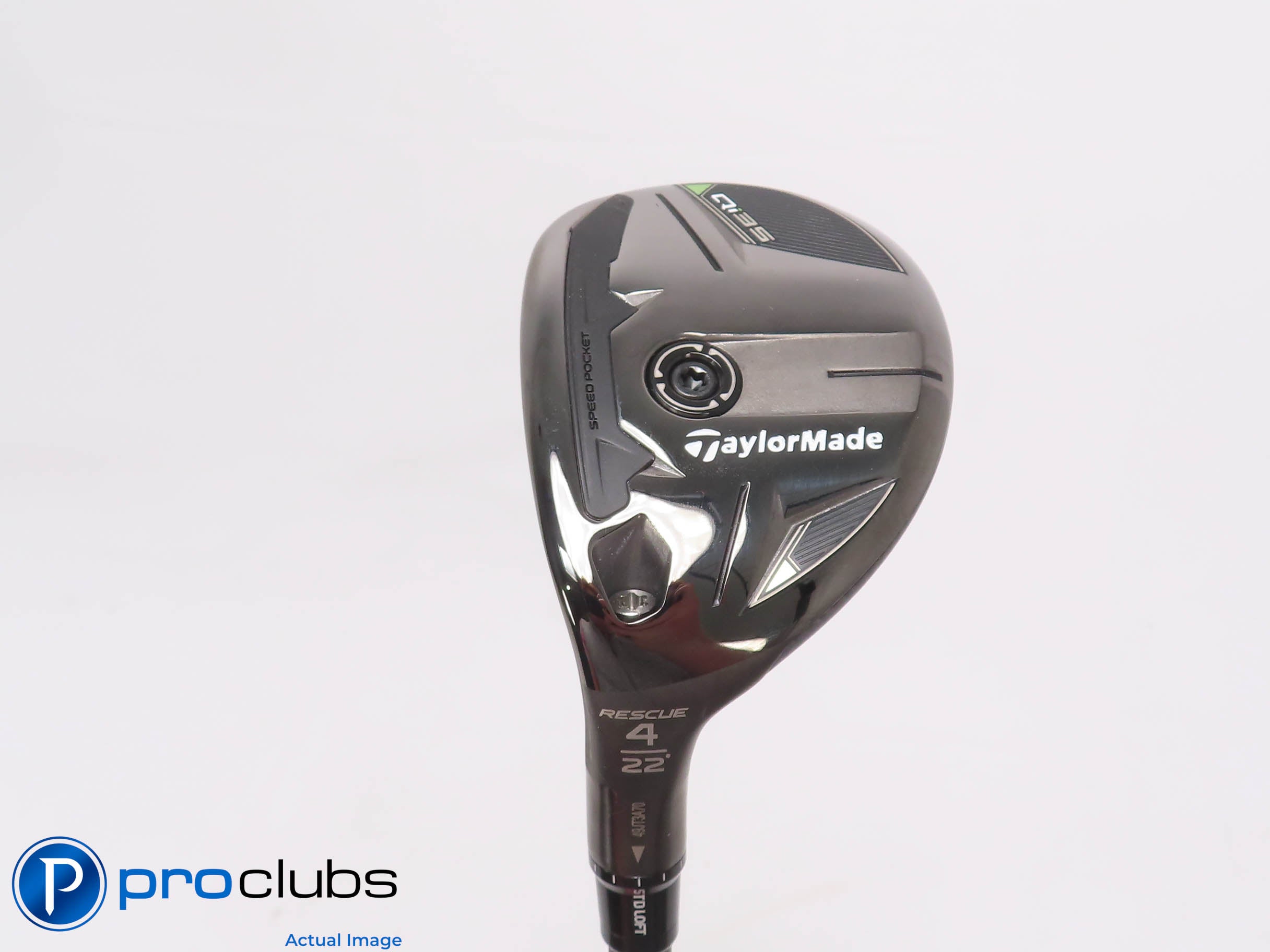Left Handed TaylorMade Qi35 22* 4 Hybrid - Fujikura Ventus 6-R Regular - 470060