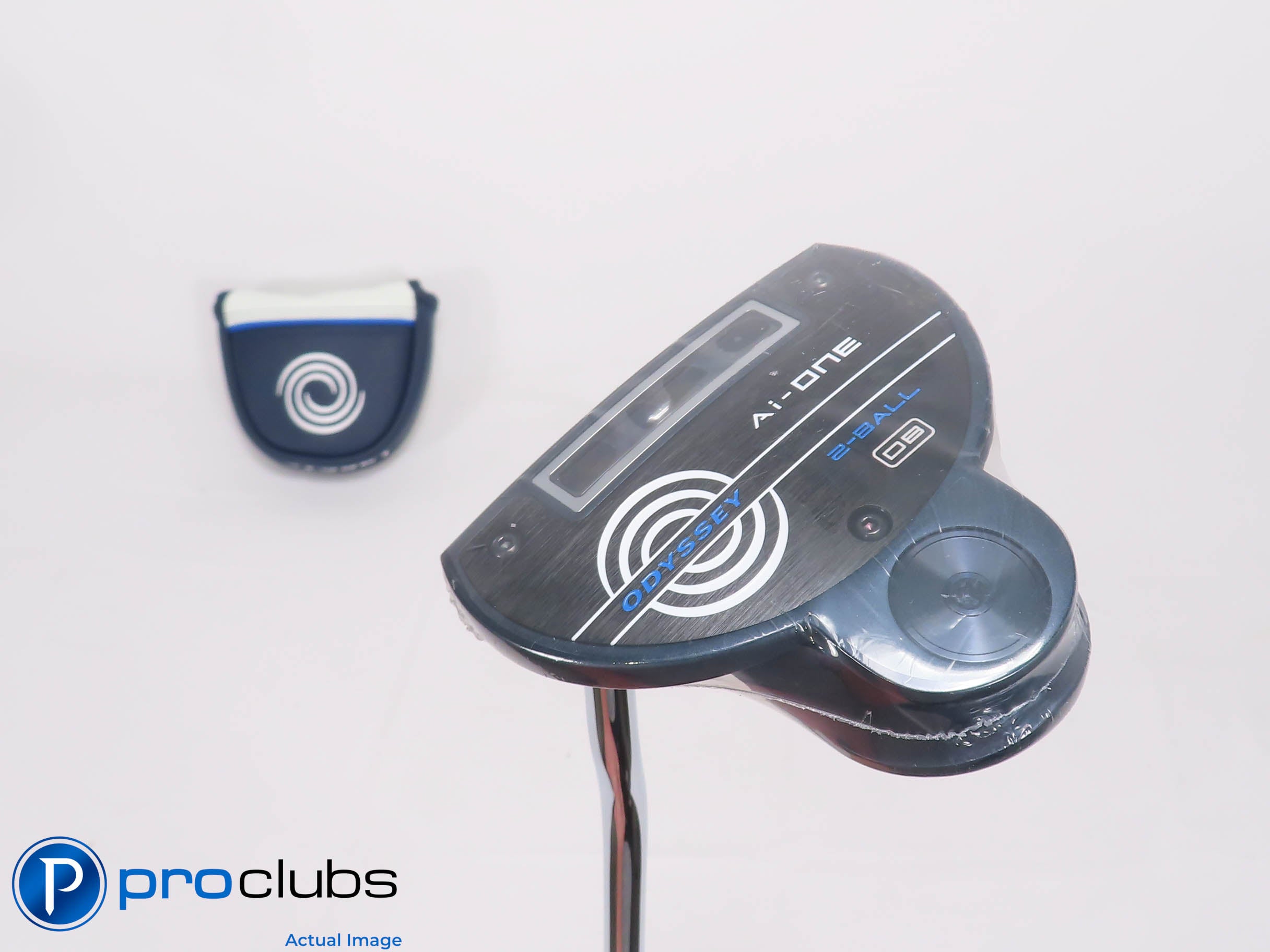 New! Left Handed Odyssey Ai-One 2-Ball DB 33" Putter w/Cover #469767