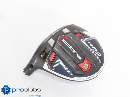 Nice! Left Handed Cobra King RAD Speed Peacoat/Red 14.5* 3 Wood - Head - 427975