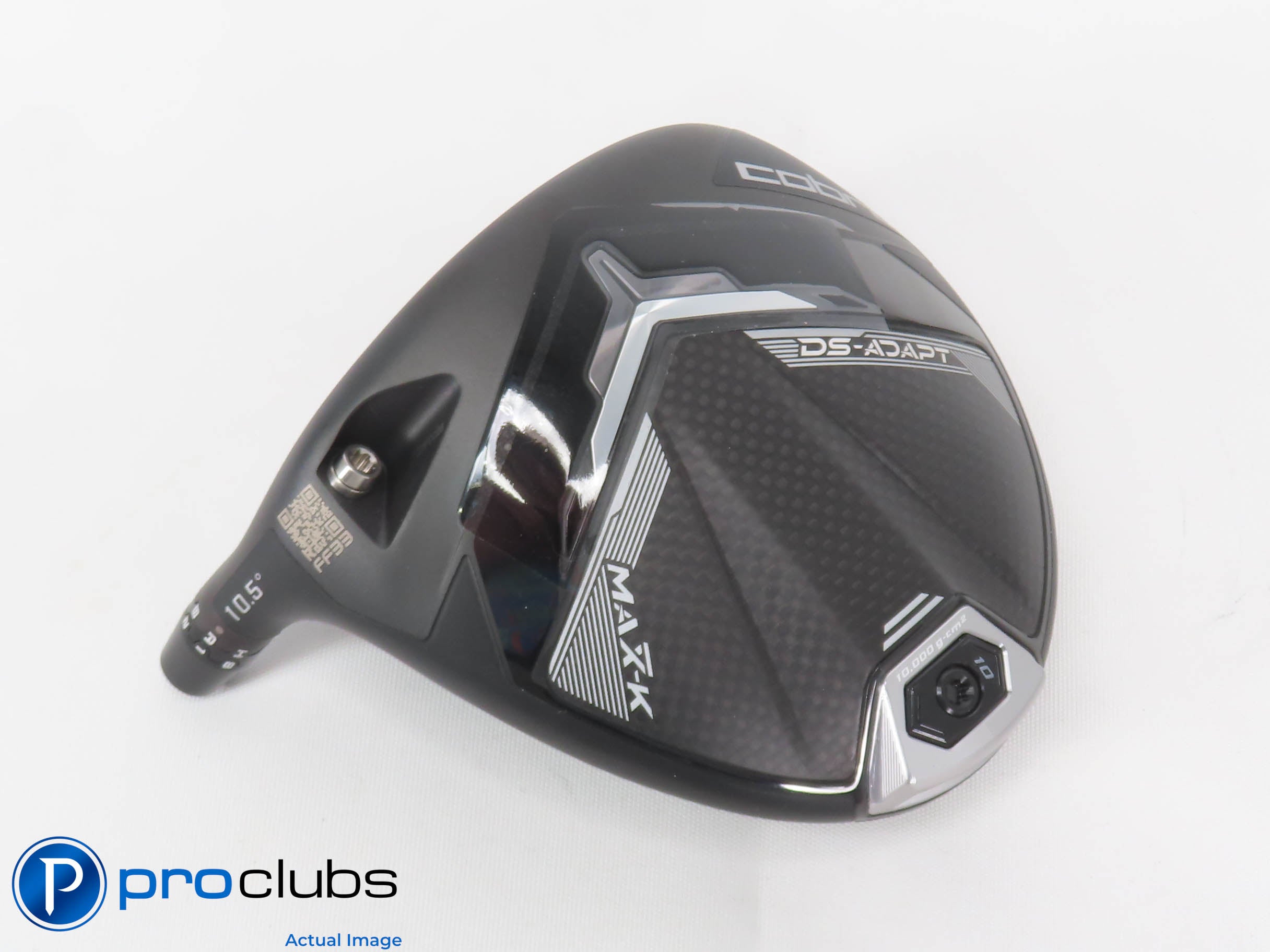 Nice Left Handed Cobra DS-ADAPT MAX-K 10.5* Driver HEAD ONLY w/Adapter 469352