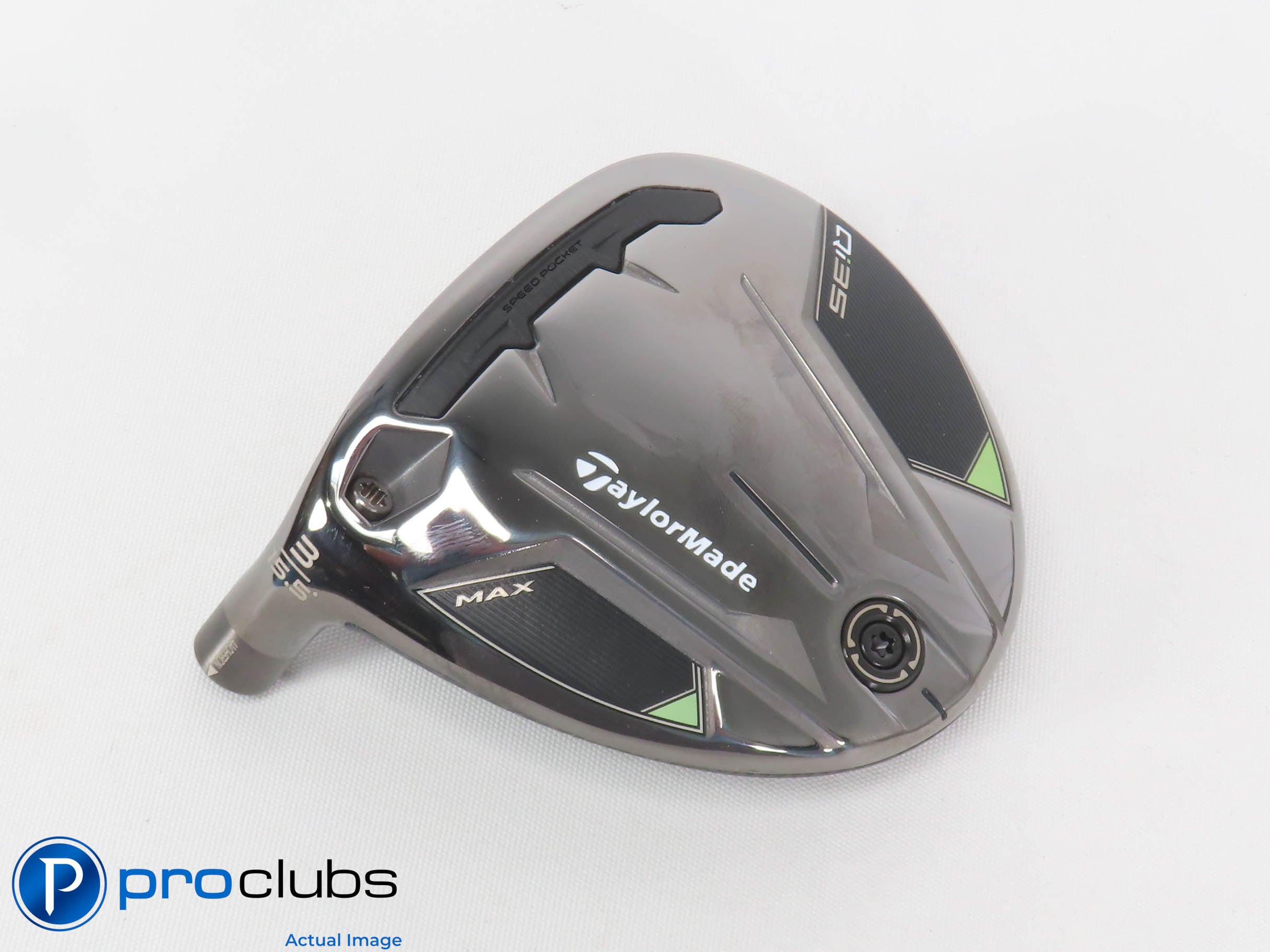 Nice Left Handed TaylorMade Qi35 MAX 15.5* 3 Wood HEAD ONLY 470066