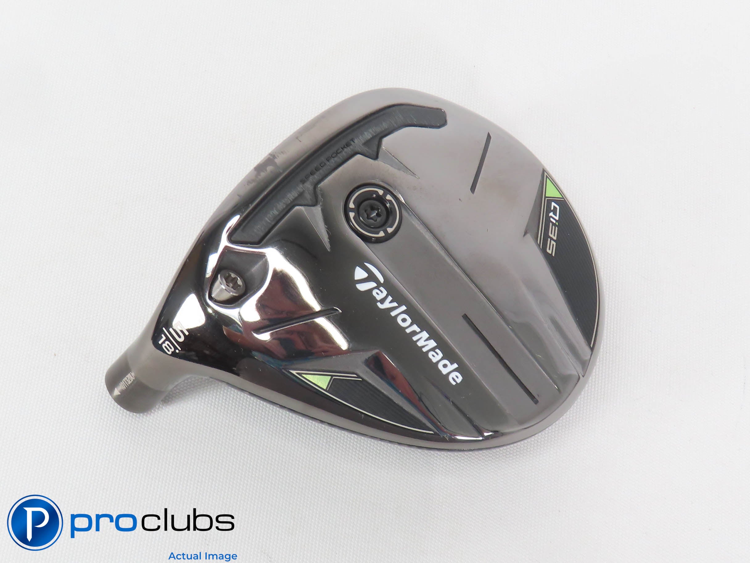 Nice Left Handed TaylorMade Qi35 18* 5 Wood HEAD ONLY 470068