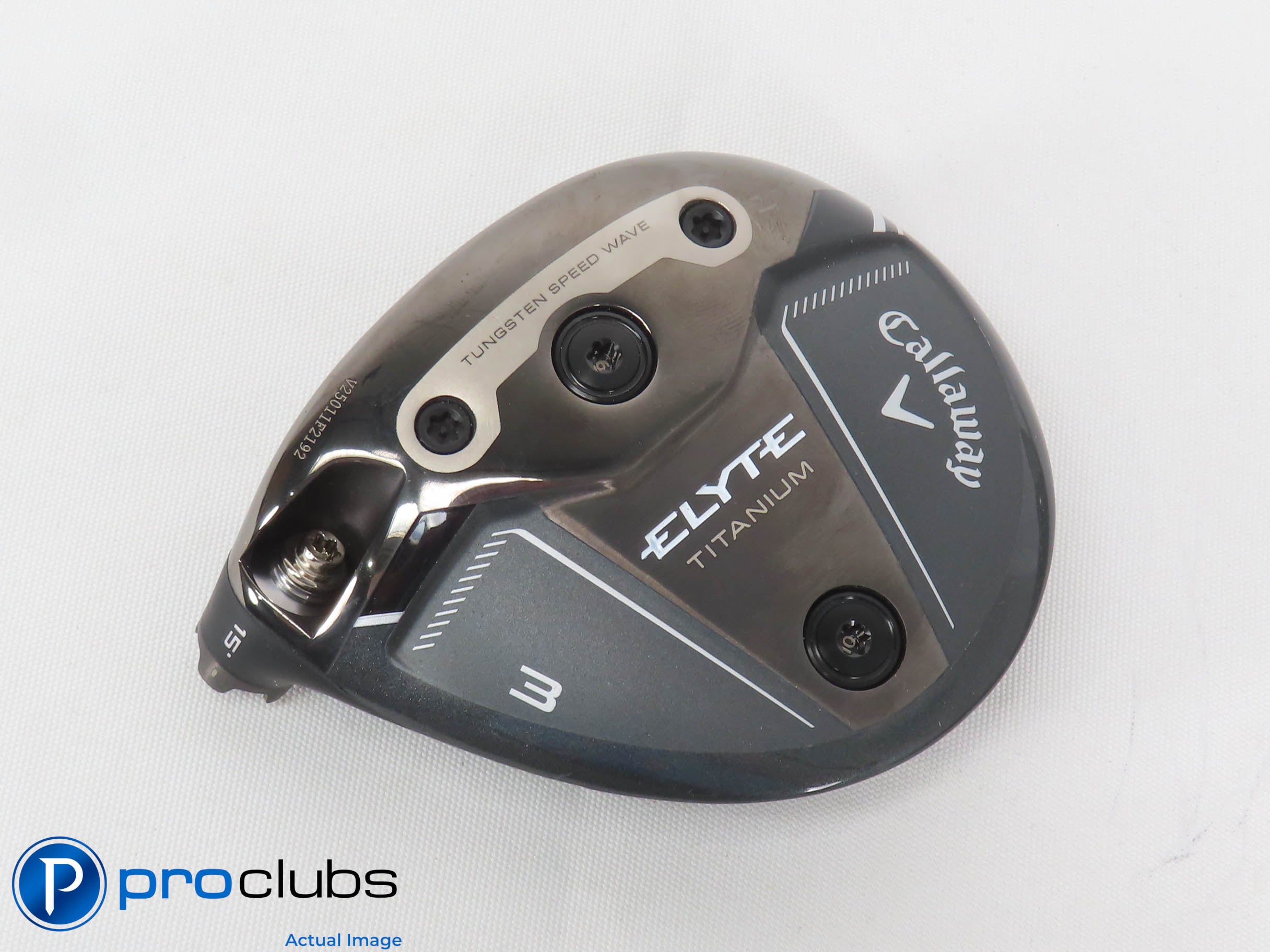 Nice Left Handed Callaway ELYTE Titanium 15* 3 Wood HEAD ONLY 470053