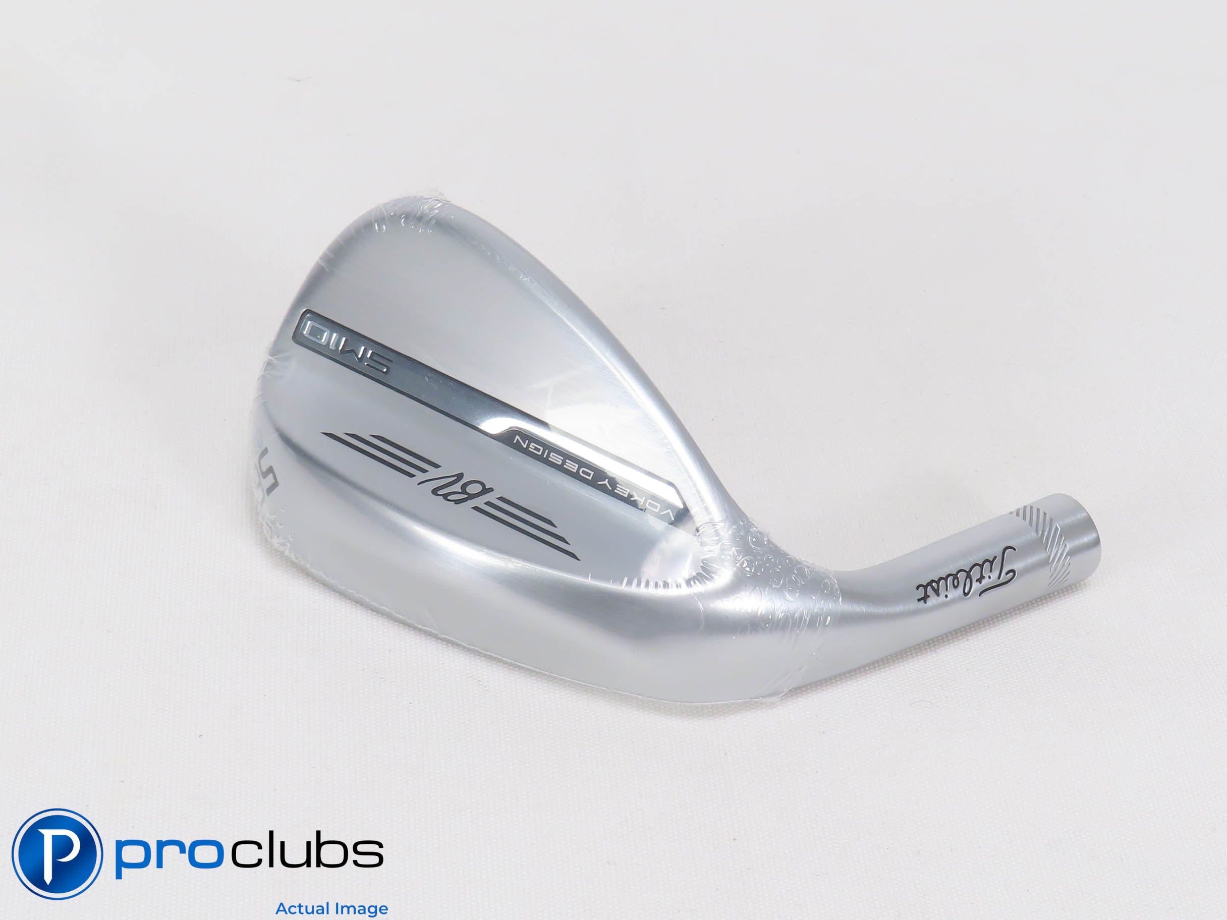 New! Left Handed Titleist Vokey SM10 Chrome M-Grind 56*(8*) Wedge - Head 470138