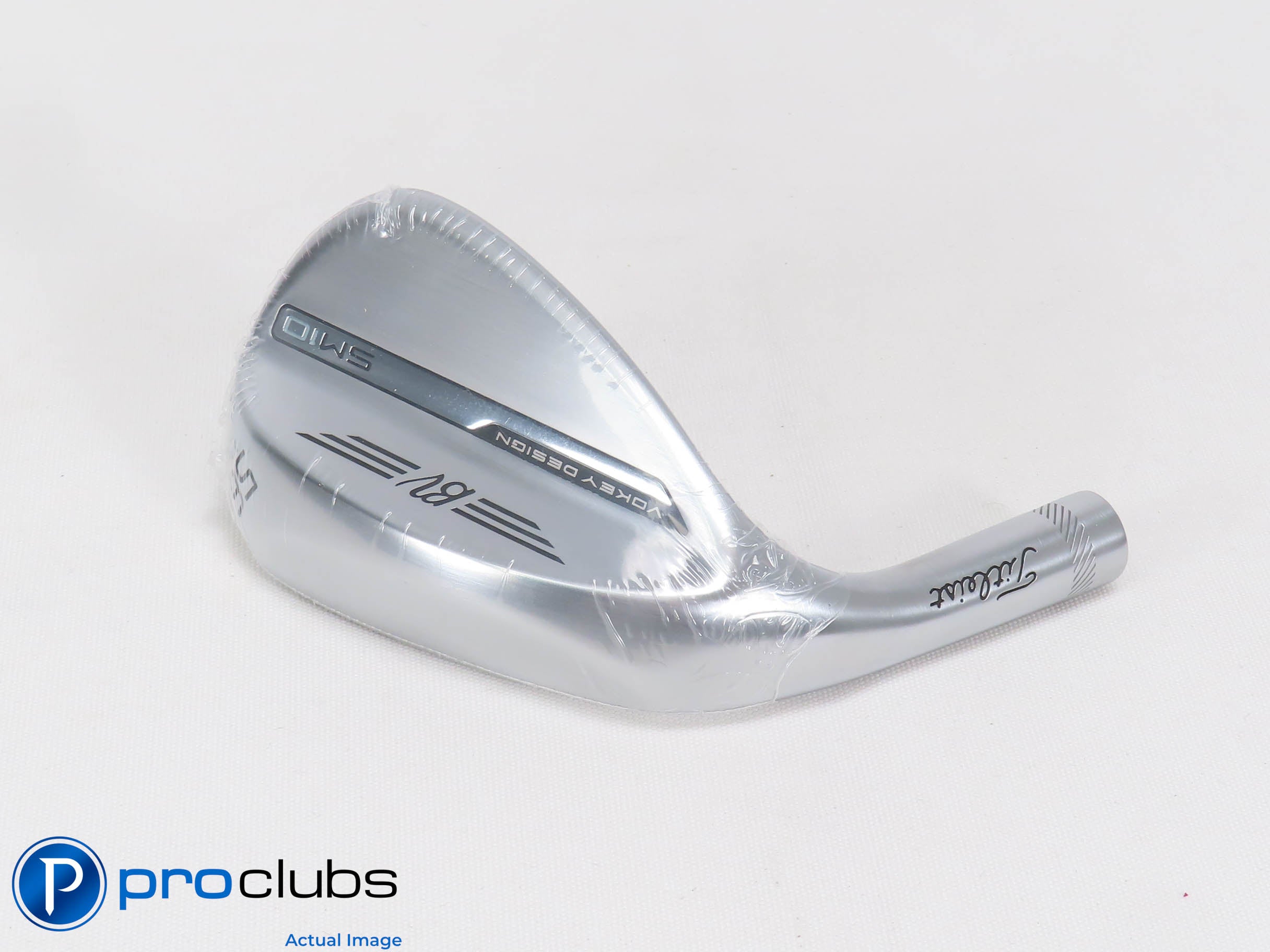 New! Left Handed Titleist Vokey SM10 Chrome D-Grind 56*(12*) Wedge - Head 470140