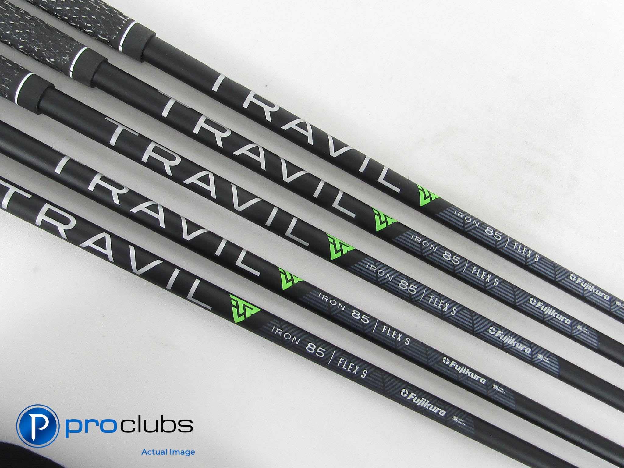 Fujikura TRAVIL 85 Stiff Flex Graphite Shaft Set (7-PW, W) .355" Tip #470463