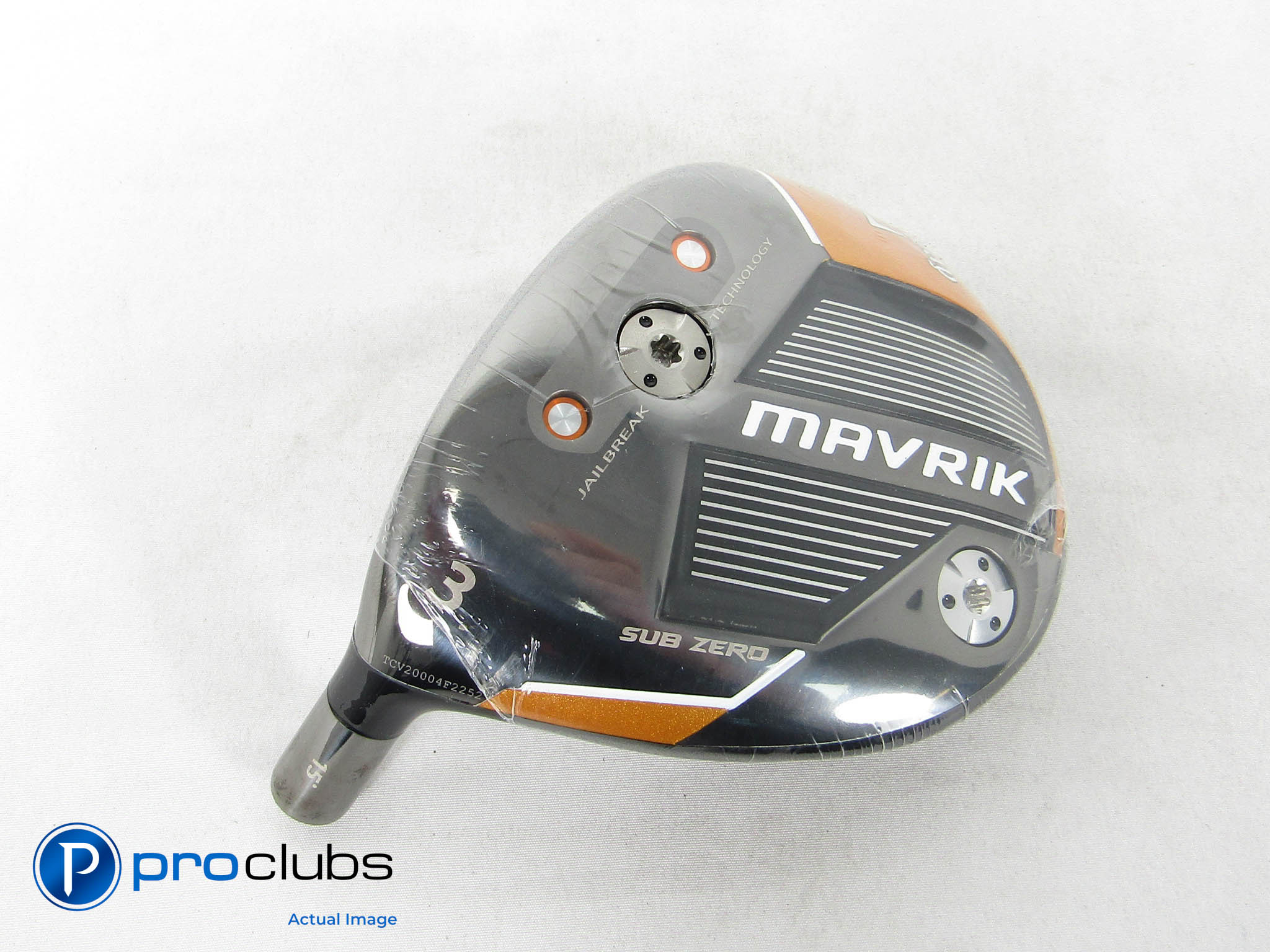 New! Tour Issue Callaway Mavrik Sub Zero -Left Hand 15° 3 Wood Head Only- 470124