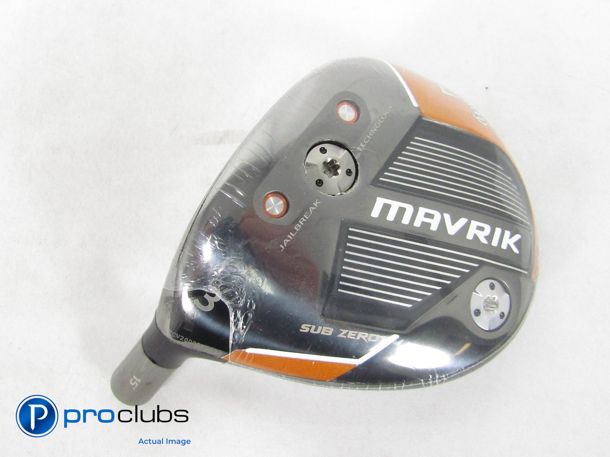 New! Tour Issue Callaway Mavrik Sub Zero -Left Hand 15° 3 Wood Head Only- 470106