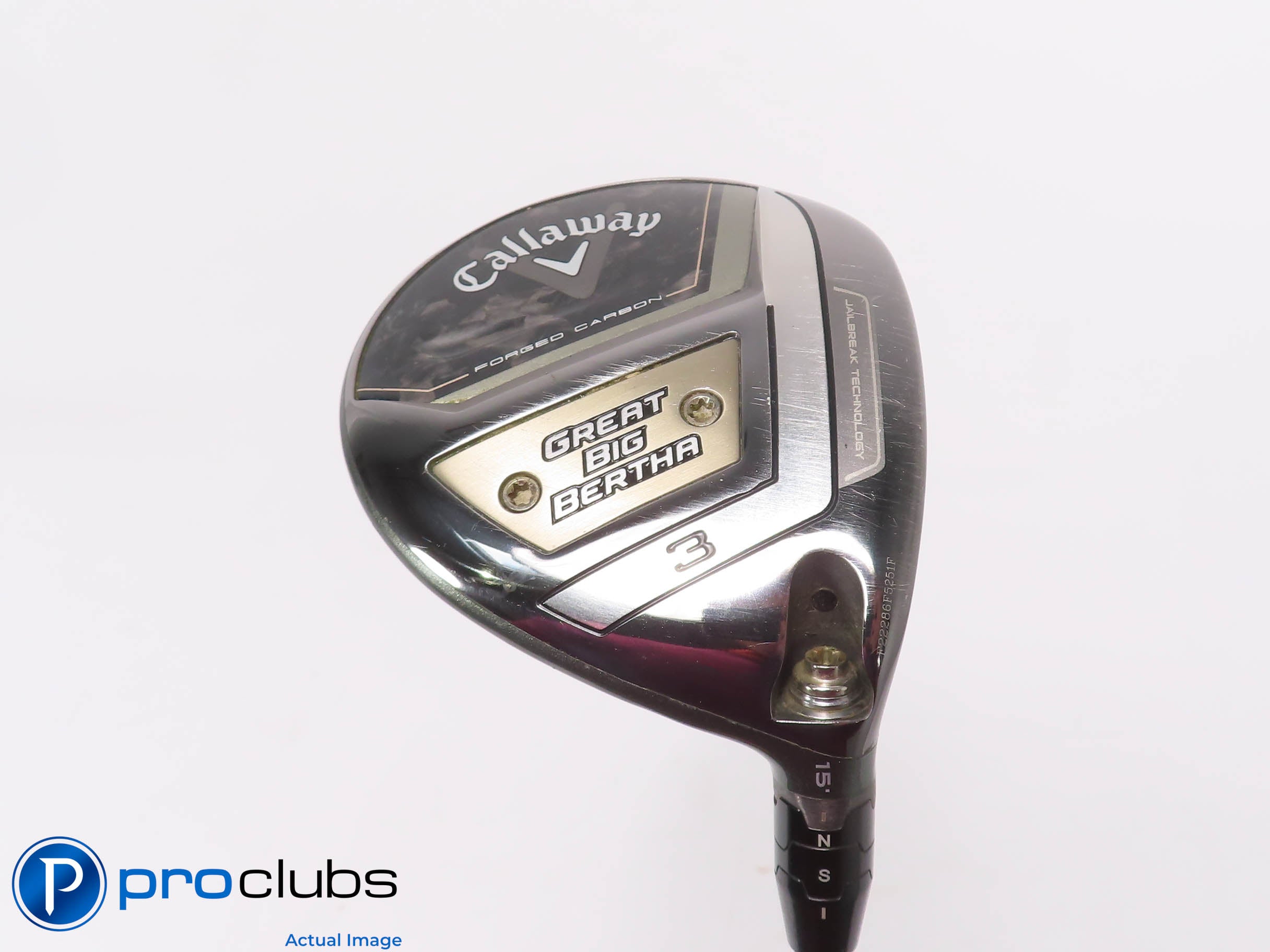 Callaway 2023 GREAT BIG BERTHA 15* 3 WOOD - UST Helium 5F3 Regular Flex 470516
