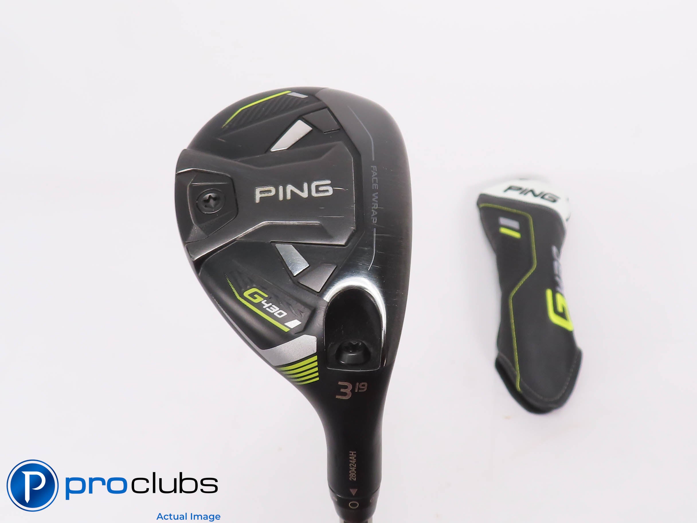 Nice Ping G430 19* 3 HYBRID w/Cover - Ping Tour 2.0 Chrome 85 X-Flex 470537