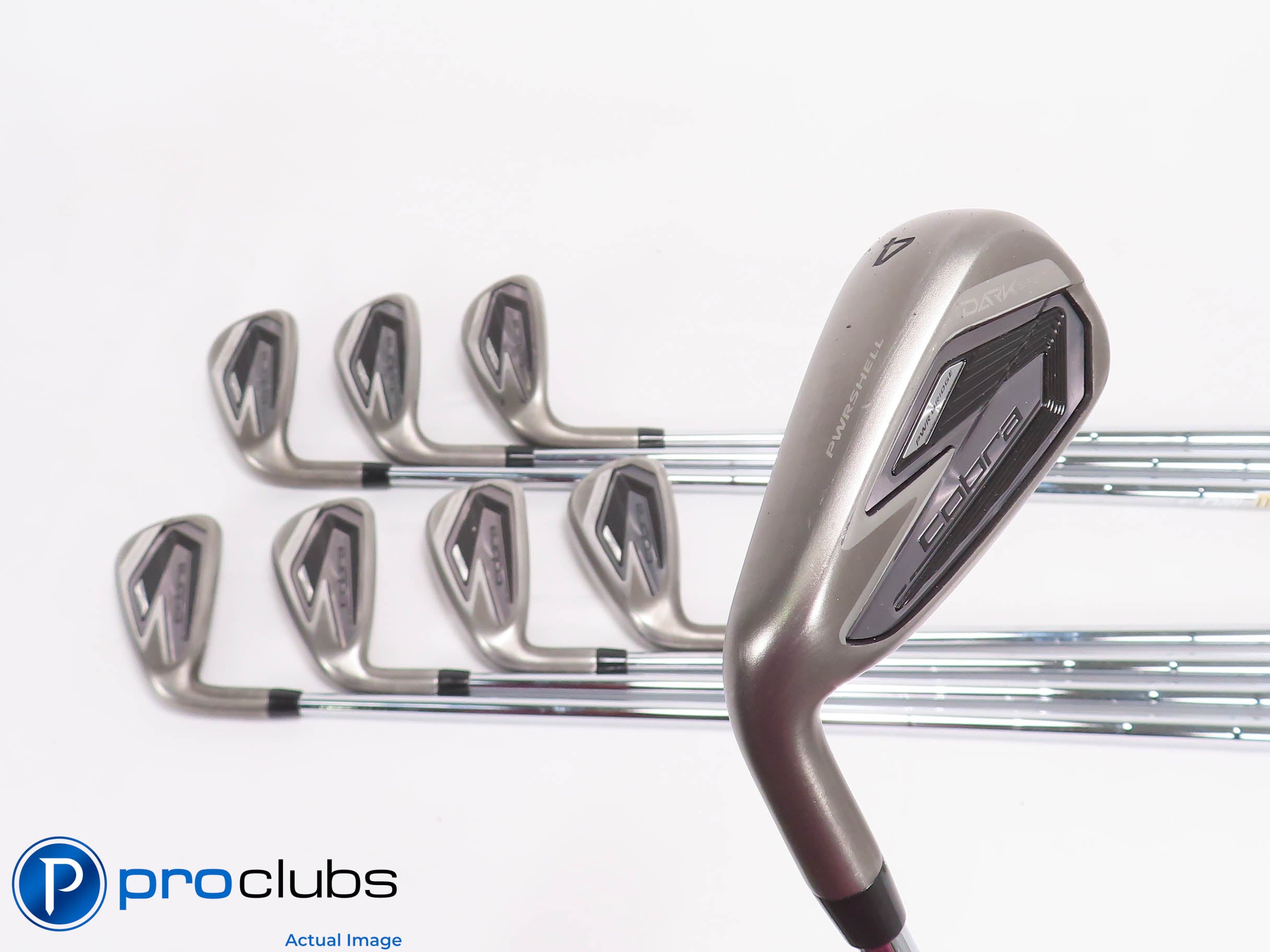 Nice Left Handed Cobra DARKSPEED 4-PW,GW IRON SET DG 120 Stiff Flex Steel 470229