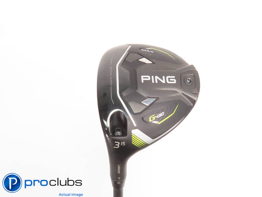 Left Handed Ping G430 MAX 15* 3 Wood - Ping Alta CB 65g Regular Flex - 427588