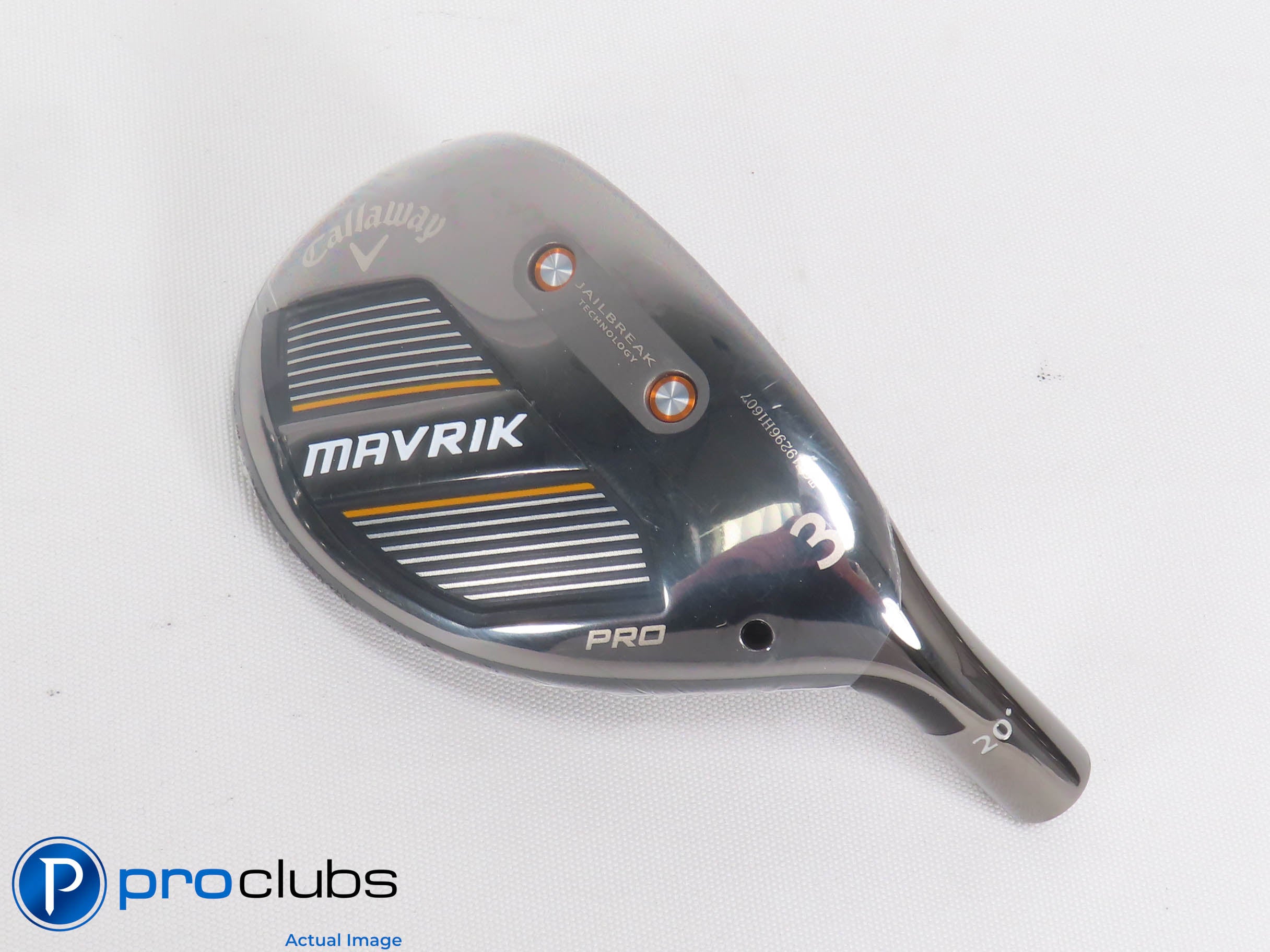 New! Tour Issue Callaway Mavrik Pro 20* 3 Hybrid - Head Only - R/H - 470662