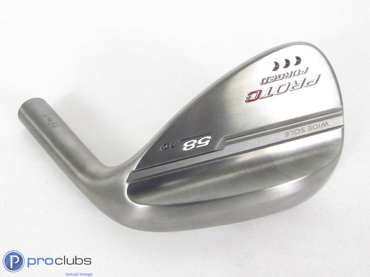 New! Proto Concept Forged 58*(10) Wide Grind - Head Only Wedge- 427029