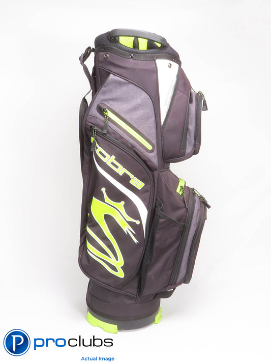 Nice Cobra 14-WAY Cart Golf Bag - Green/Black/Grey 428393