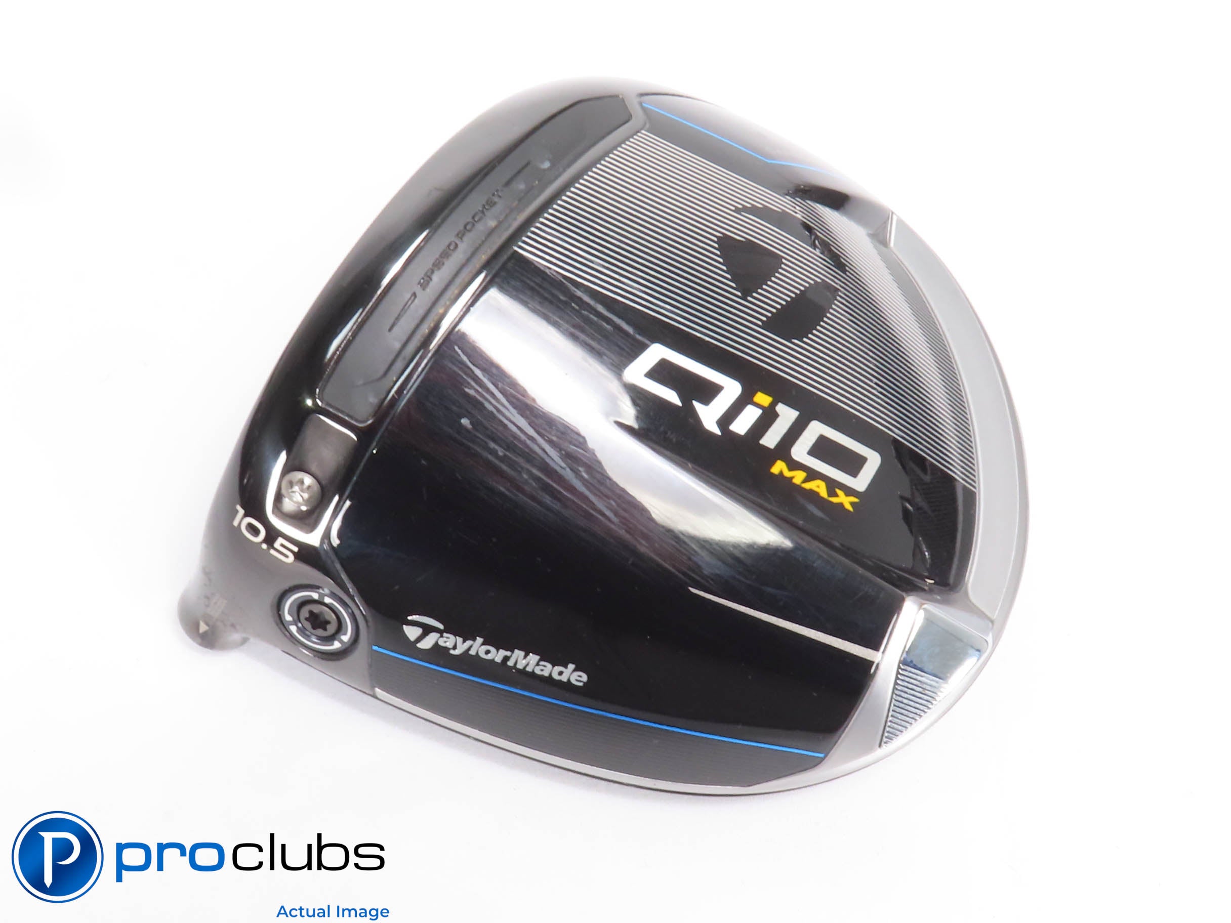 Nice! Left Handed TaylorMade Qi10 MAX 10.5* Driver - Head Only - 428057