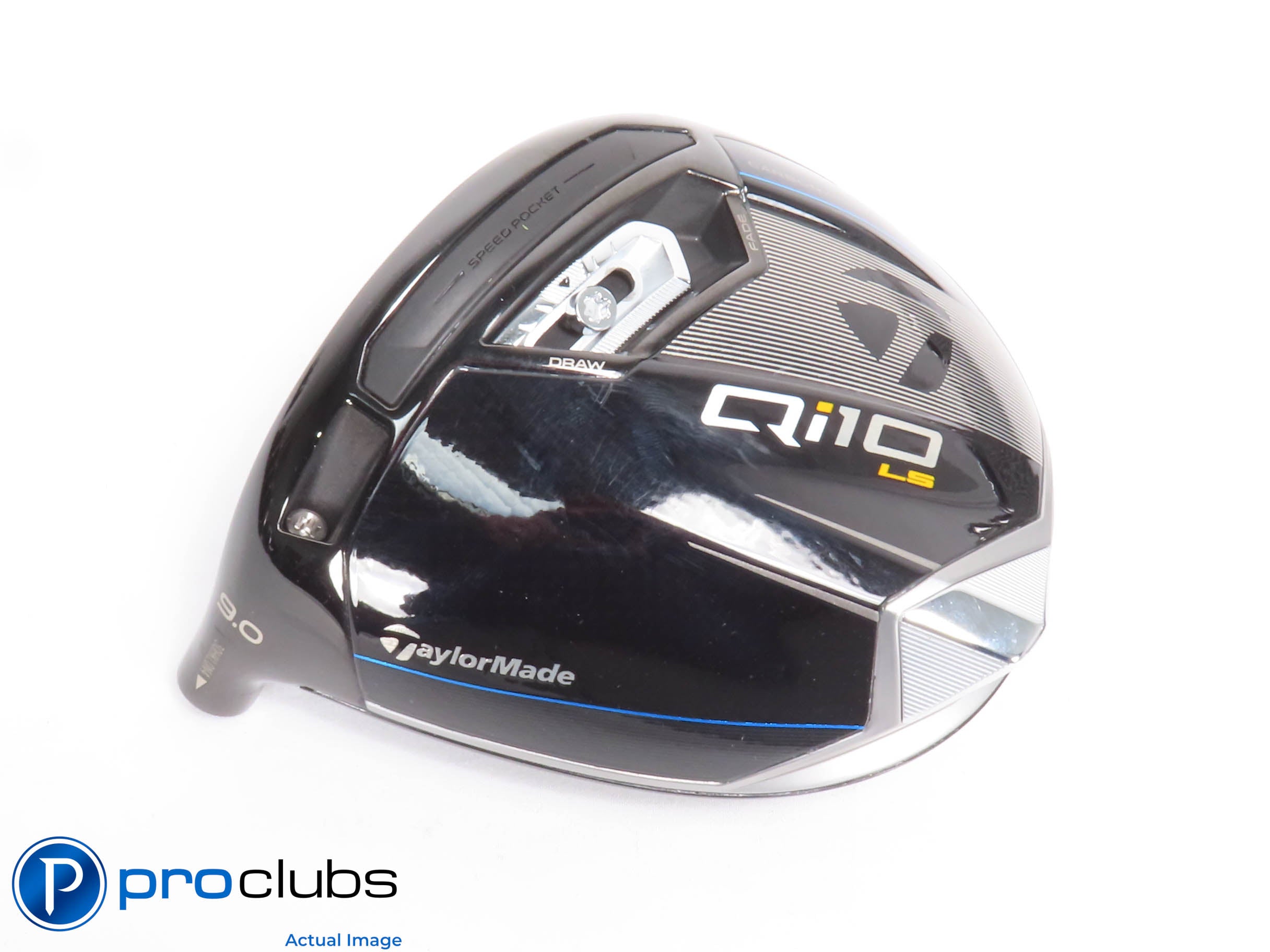 Nice! Left Handed TaylorMade Qi10 LS 9* Driver - Head Only - 428334