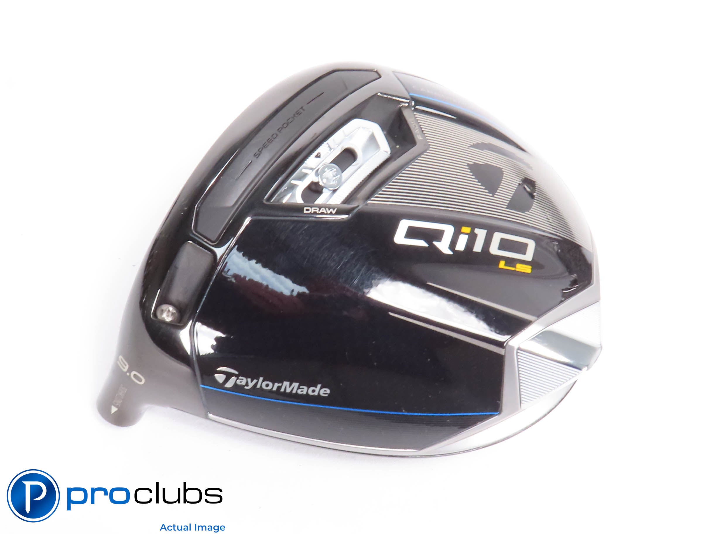 Nice! Left Handed TaylorMade Qi10 LS 9* Driver - Head Only - 428147