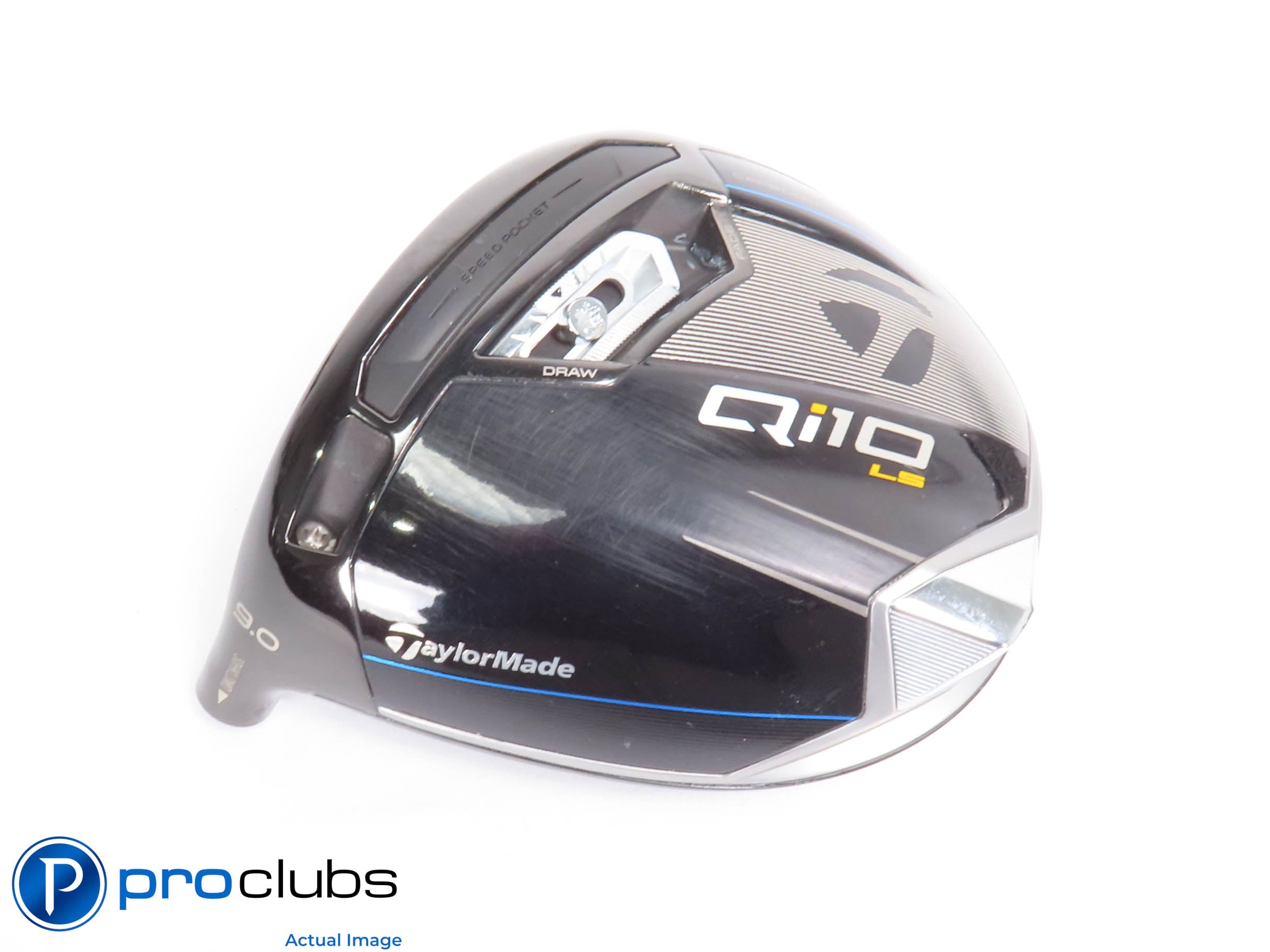 Nice! Left Handed TaylorMade Qi10 LS 9* Driver - Head Only - 428382