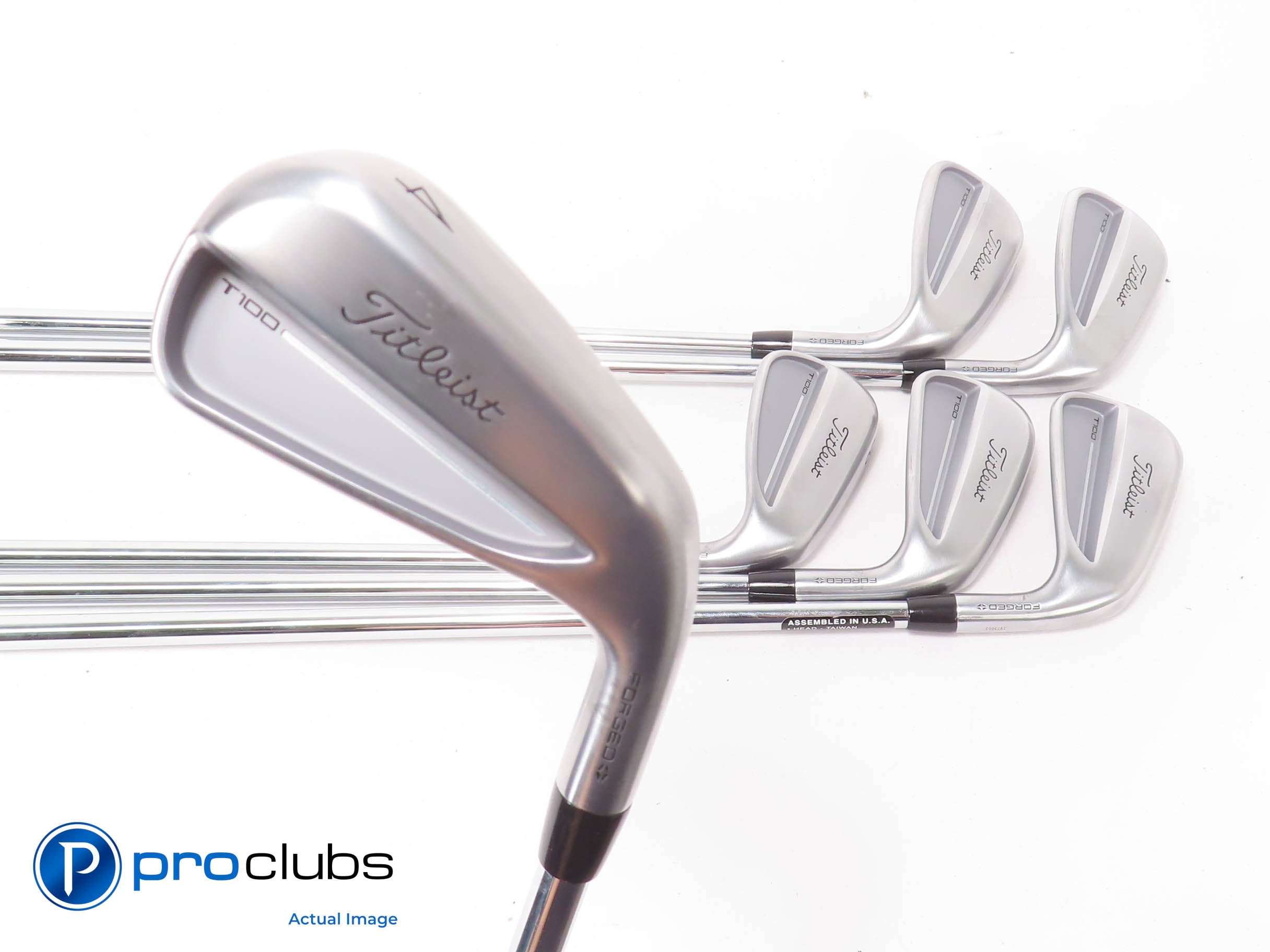 Nice Titleist '25 T100 4-PW IRON SET - Project X Stiff Flex (NO 5 IRON) 470871
