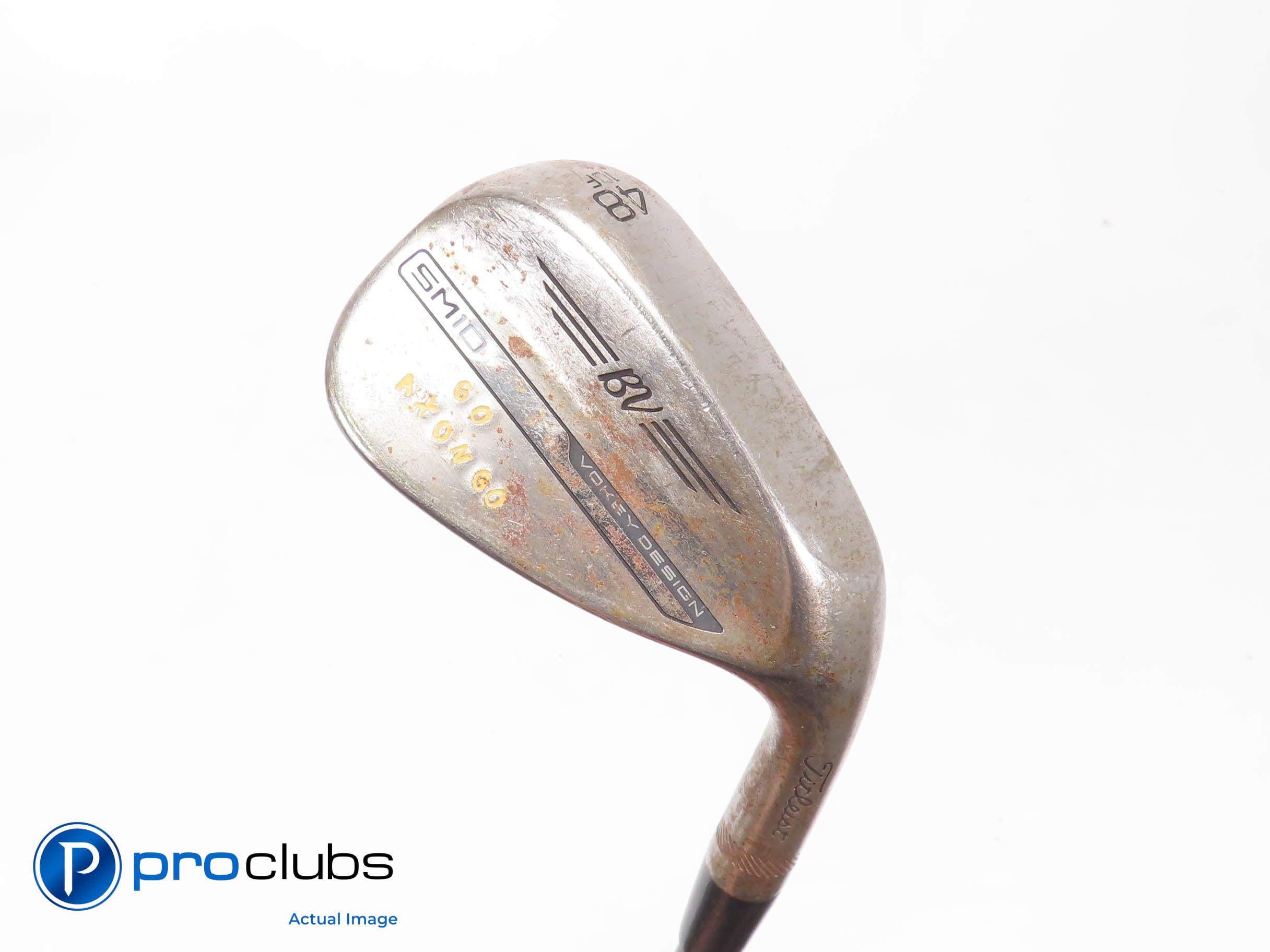 Nice Titleist Vokey SM10 RAW 48*(10*) WEDGE F-Grind DG X100 X-Flex Steel 470833