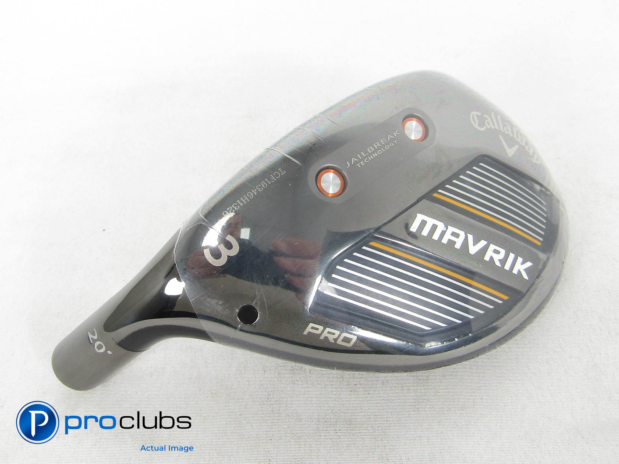 New! Left Handed Tour Issue Callaway Mavrik Pro 20* 3 Hybrid - Head Only #470722